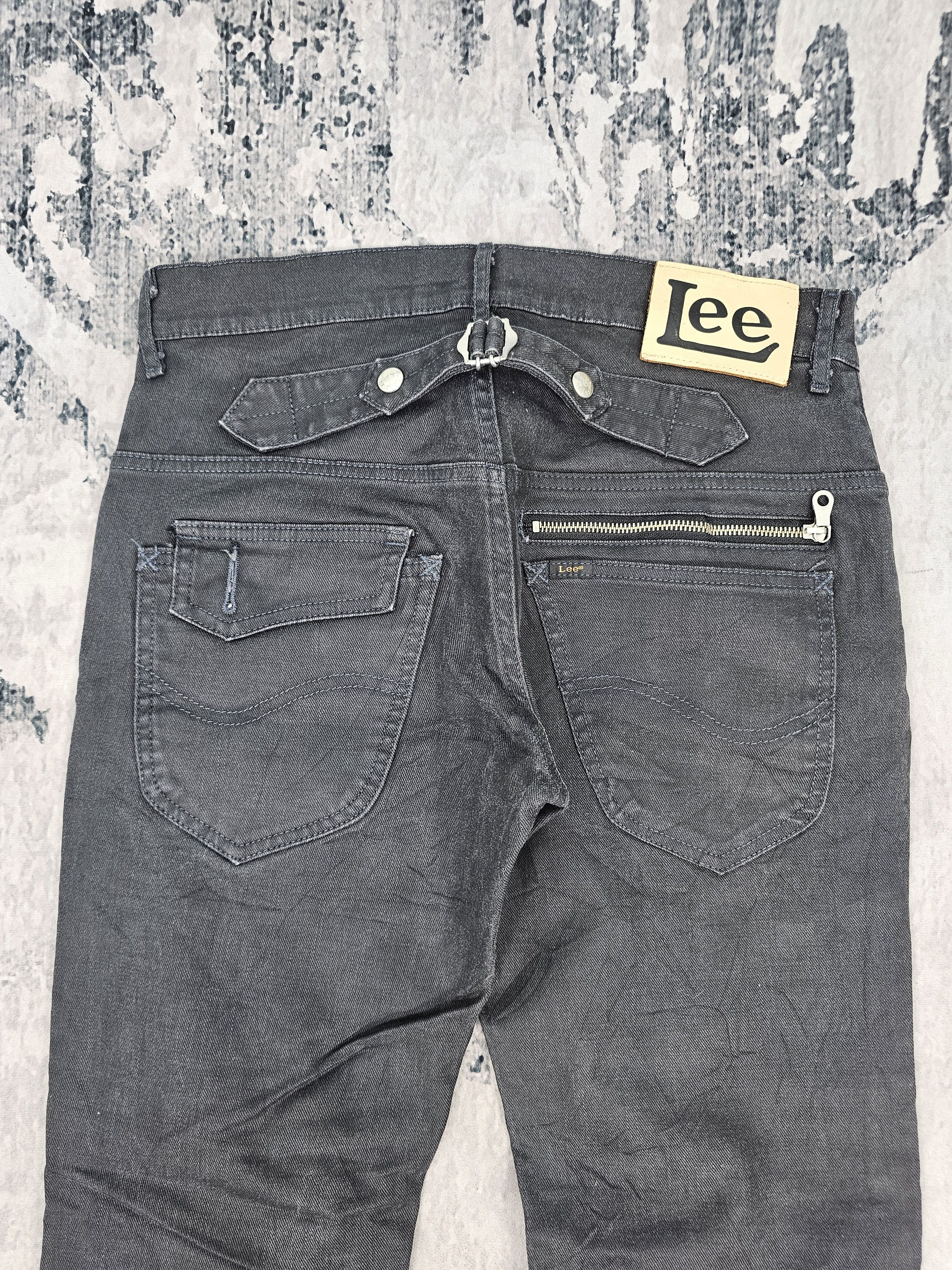 Lee LEE RIDERS Multi Zipper Punk Design Buckle Jeans JB0276 Size US 32 / EU 48 - 10 Thumbnail
