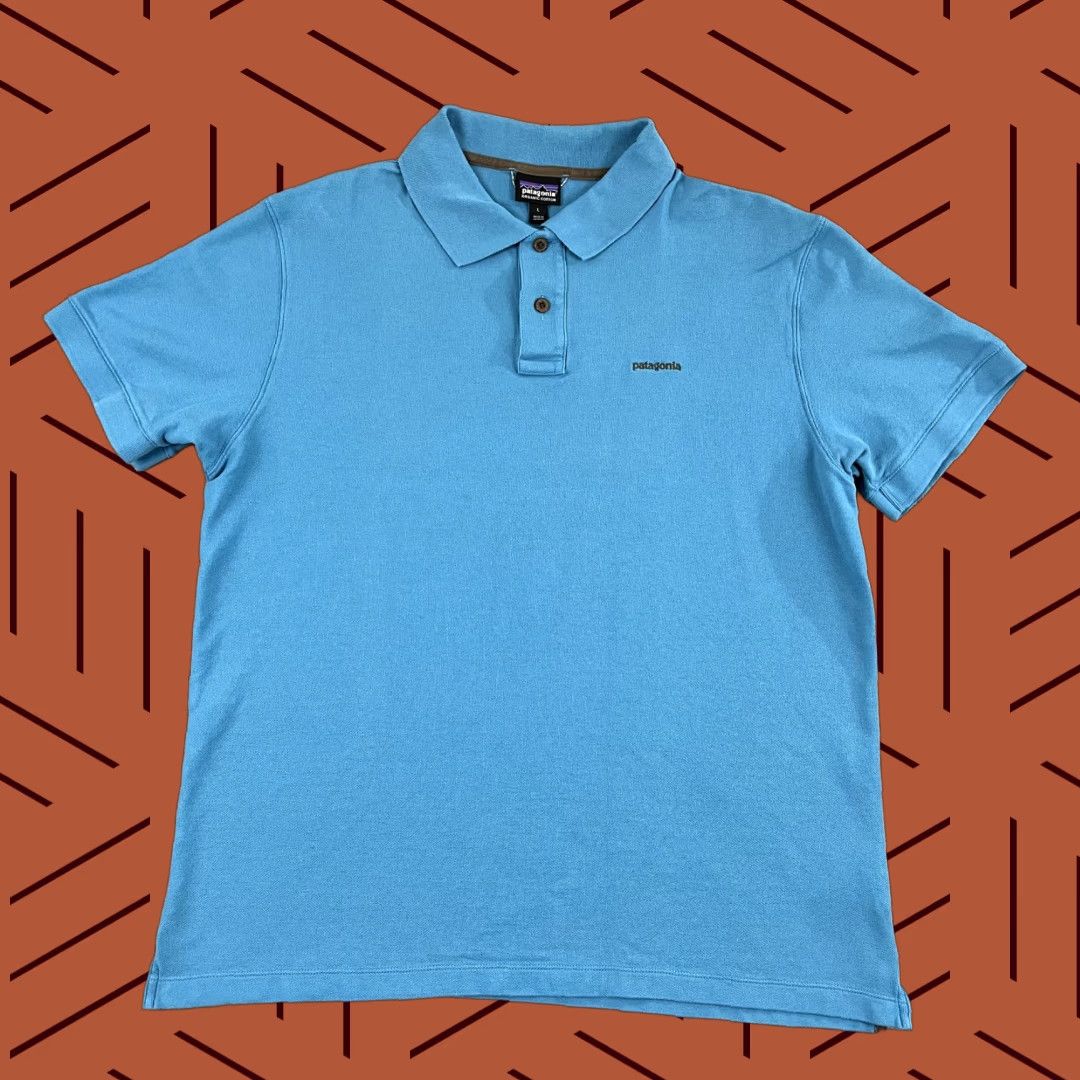 Patagonia PATAGONIA Polo Shirt Mens Large Blue Organic Cotton Hiking Casual Short Sleeve Polo Shirt Mens Large Blue Organic Cotton Hiking Casual Short Sleeve Size US L / EU 52-54 / 3 - 1 Thumbnail