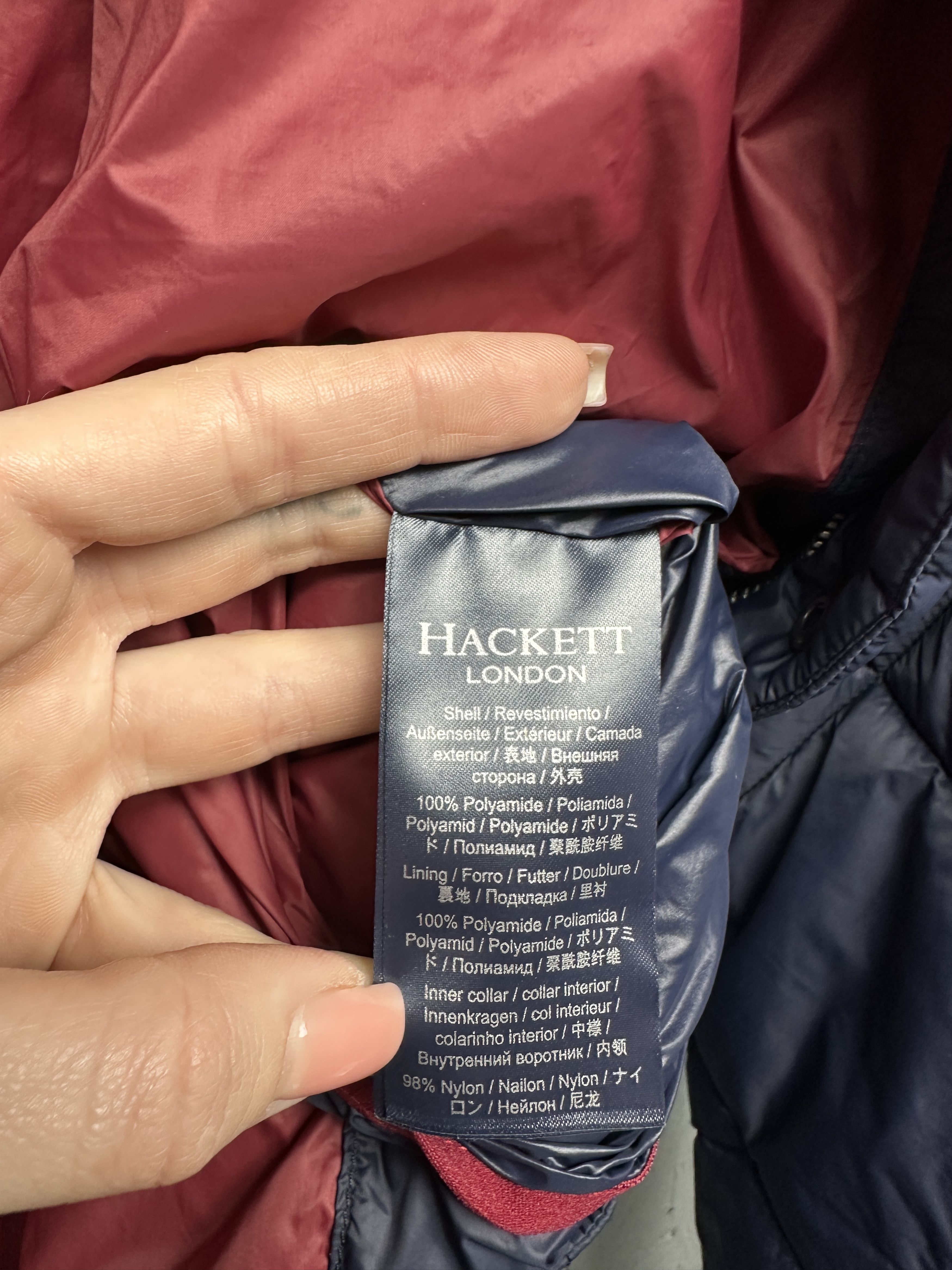 Hackett Hackett London Mens Quilted Jacket Size US XL / EU 56 / 4 - 4 Thumbnail