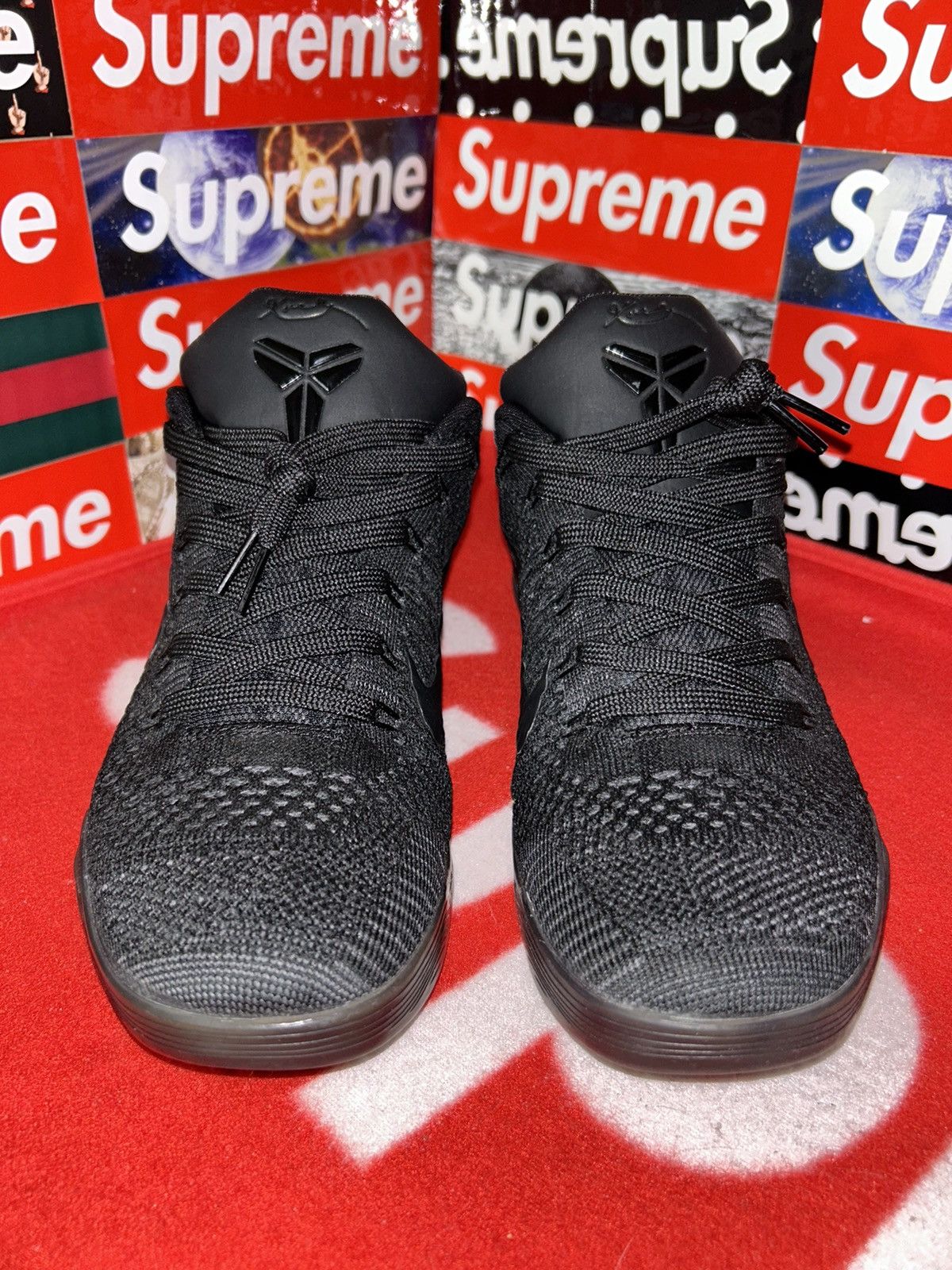 Nike Nike Kobe 9 Elite Low 'Blackout' 677992-993 nikeID size 8 Size US 8 / EU 41 - 3 Thumbnail