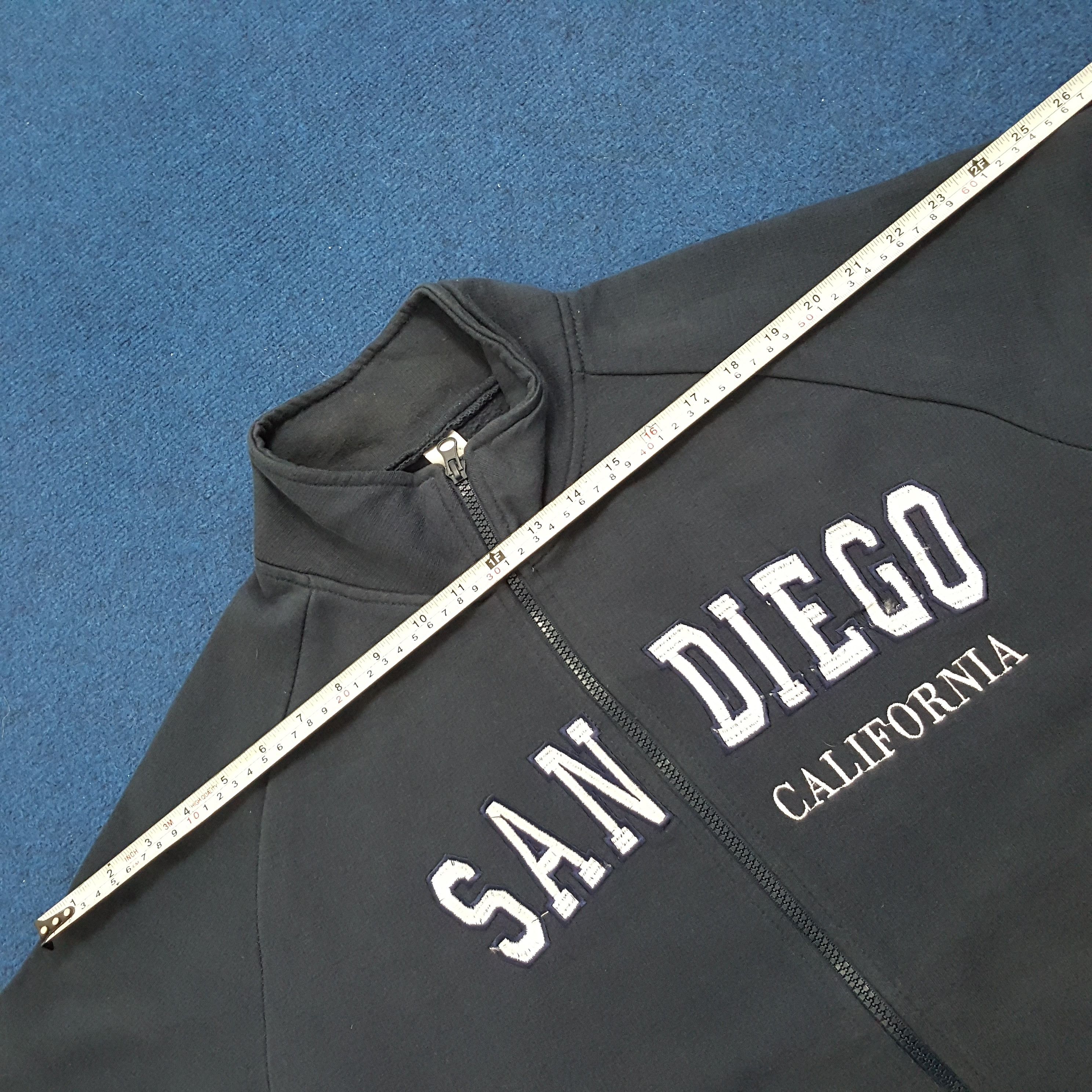 Vintage Vintage San Diego California Zipper Sweatshirts Size US XL / EU 56 / 4 - 8 Thumbnail