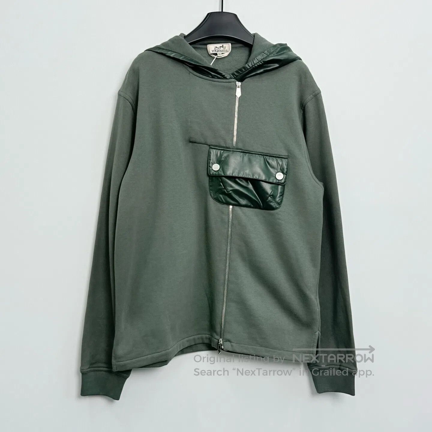 Hermes Hermes Pocket Hooded Long Sleeve Sweatshirt| Size US M / EU 48-50 / 2 - 1 Thumbnail