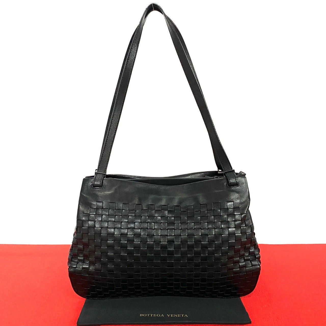 Bottega Veneta Bottega Veneta Shoulder Bag Black Leather Size ONE SIZE - 1 Thumbnail