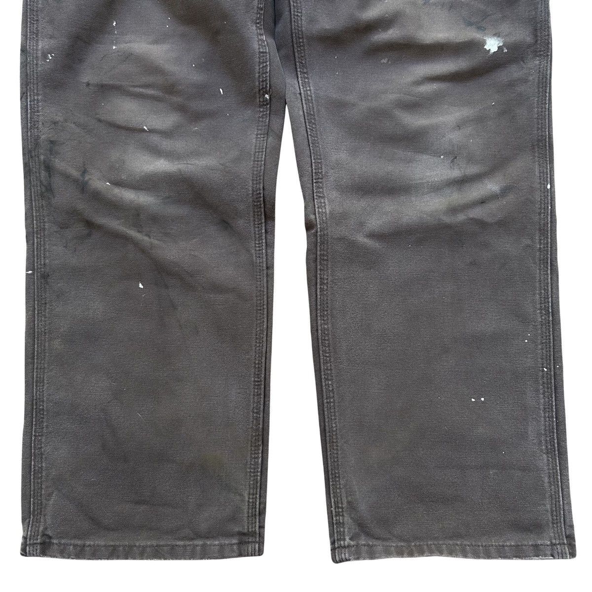 Carhartt Vintage Carhartt Brown Dungaree Pant Faded Size 34 Size US 34 / EU 50 - 3 Thumbnail