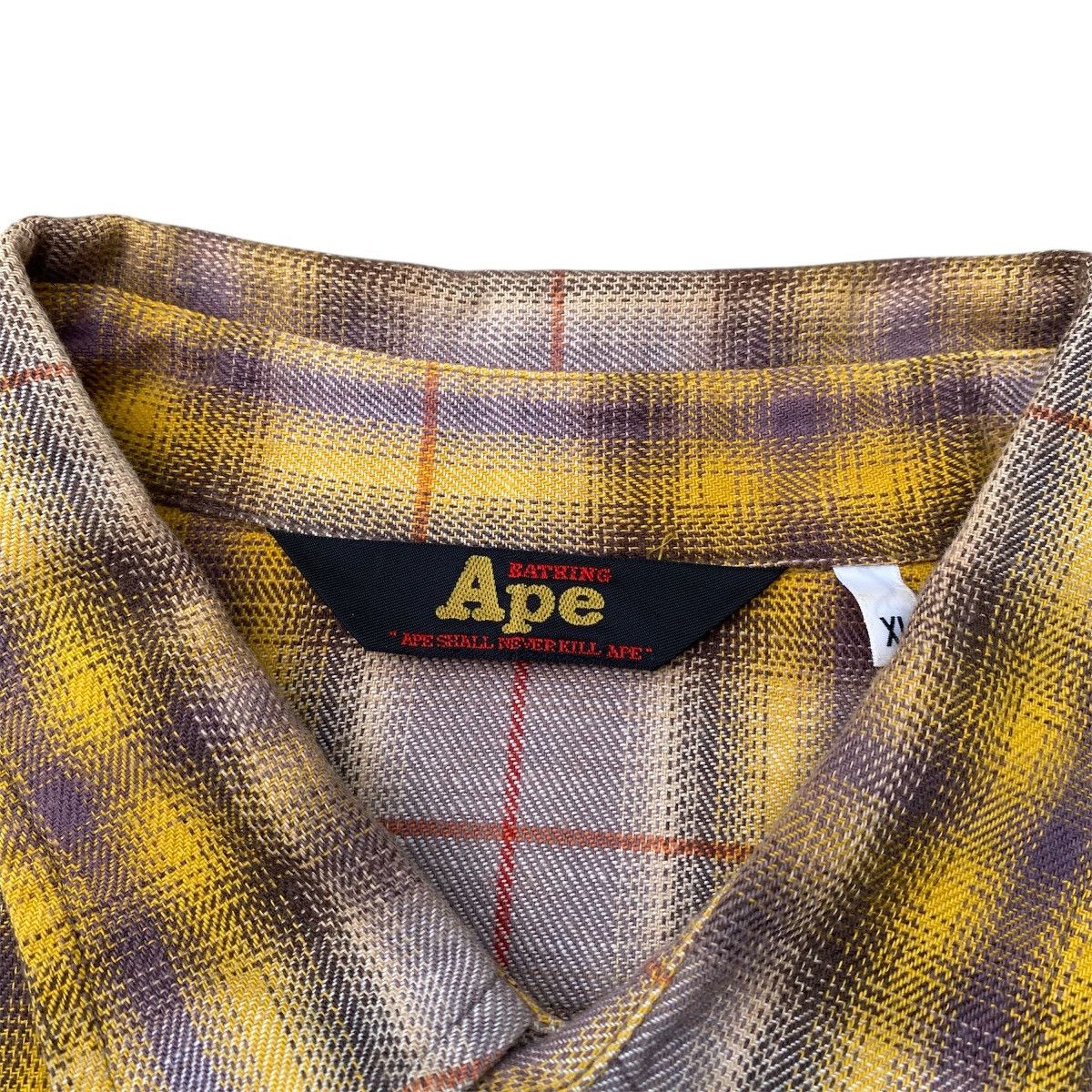 Bape A Bathing Ape Heavy Weight Flannel Shirt Size US XL / EU 56 / 4 - 4 Thumbnail