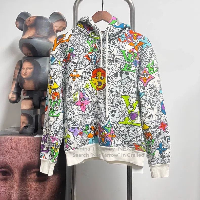 Louis Vuitton Louis Vuitton Cartoon Full Print Hoodie Size US M / EU 48-50 / 2 - 1 Thumbnail