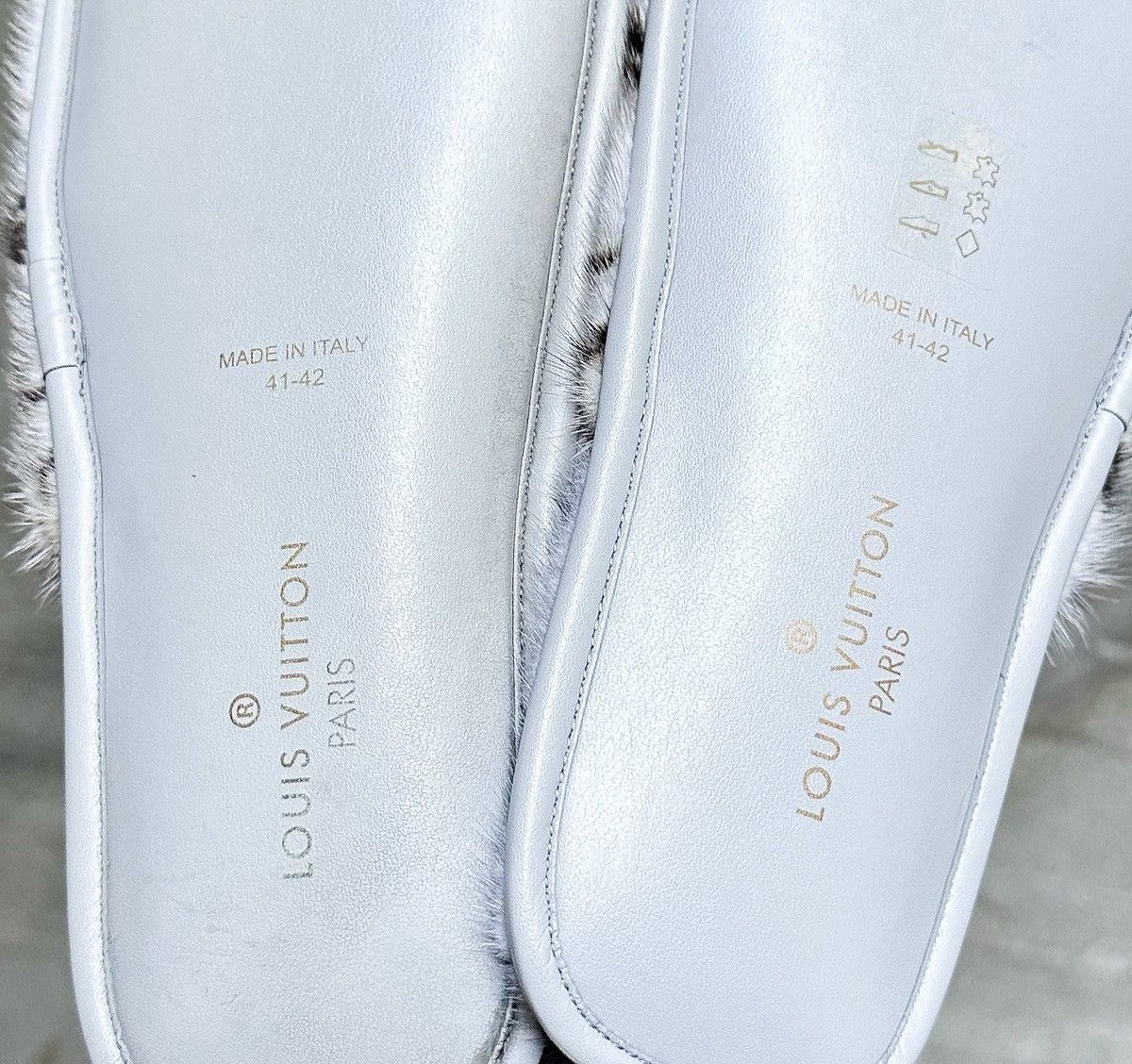 JAPAN EXCLUSIVE MINK FUR CLOG SLIPPERS