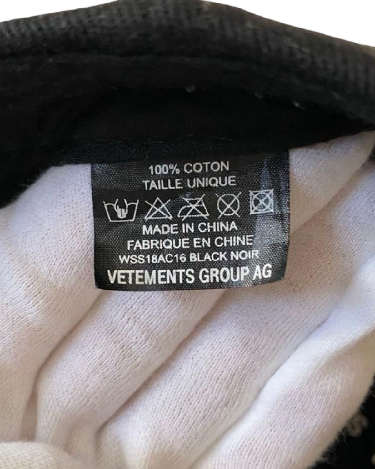 Vetements Vetements Haute Couture Hat Baseball Cap Size ONE SIZE - 6 Thumbnail
