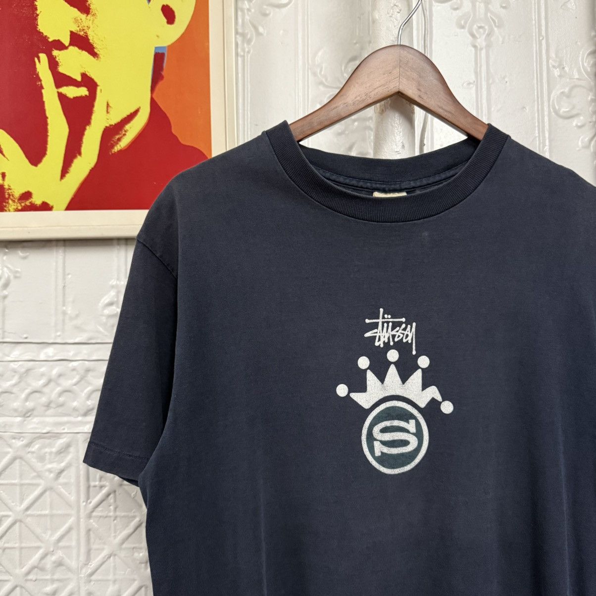 Stussy vintage 1990s stussy crown graphic tshirt Size US L / EU 52-54 / 3 - 2 Thumbnail
