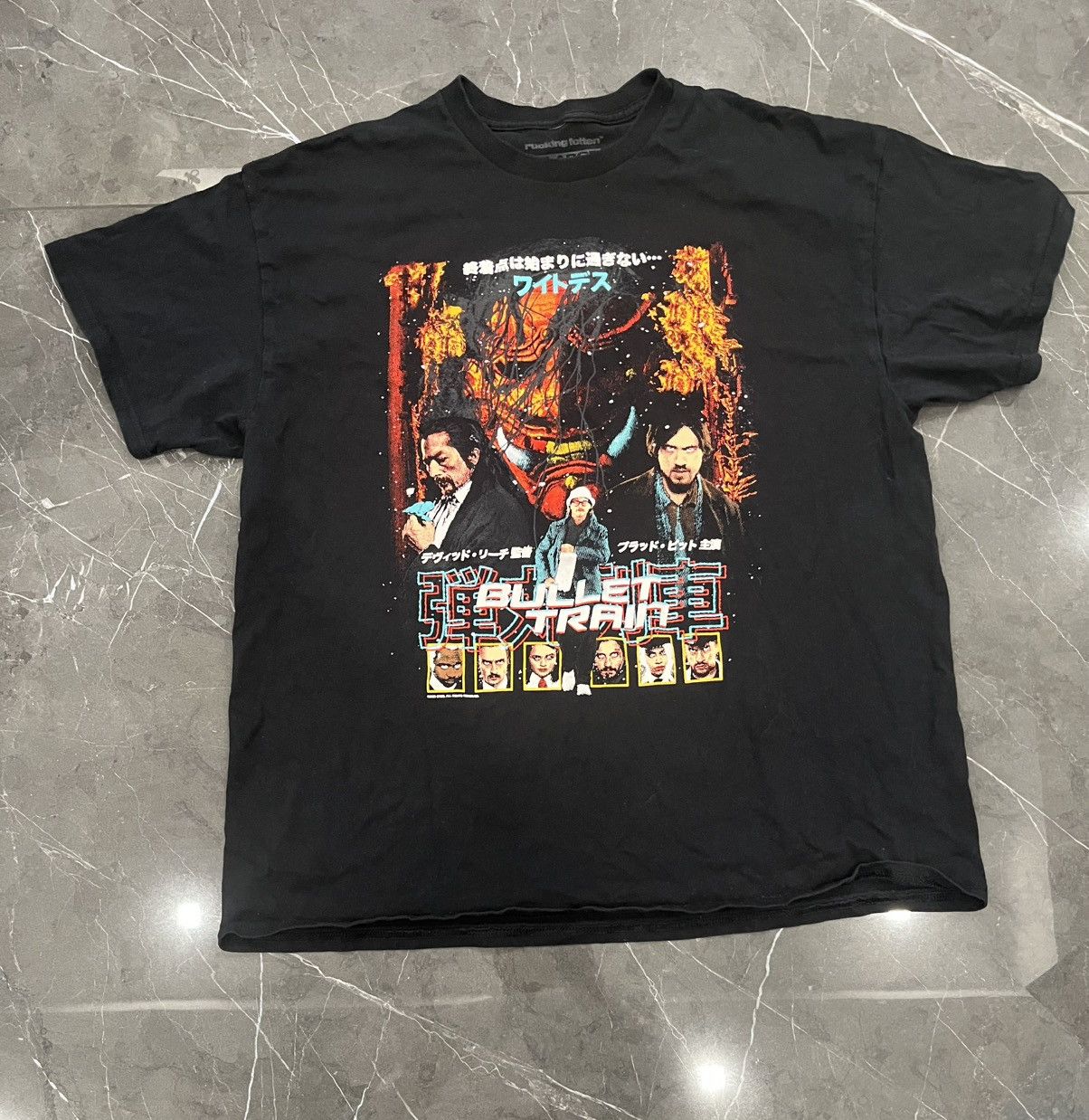 Rucking Fotten Rucking Fotten Bullet Train Movie T Shirt XL RARE Black Size US XL / EU 56 / 4 - 1 Thumbnail