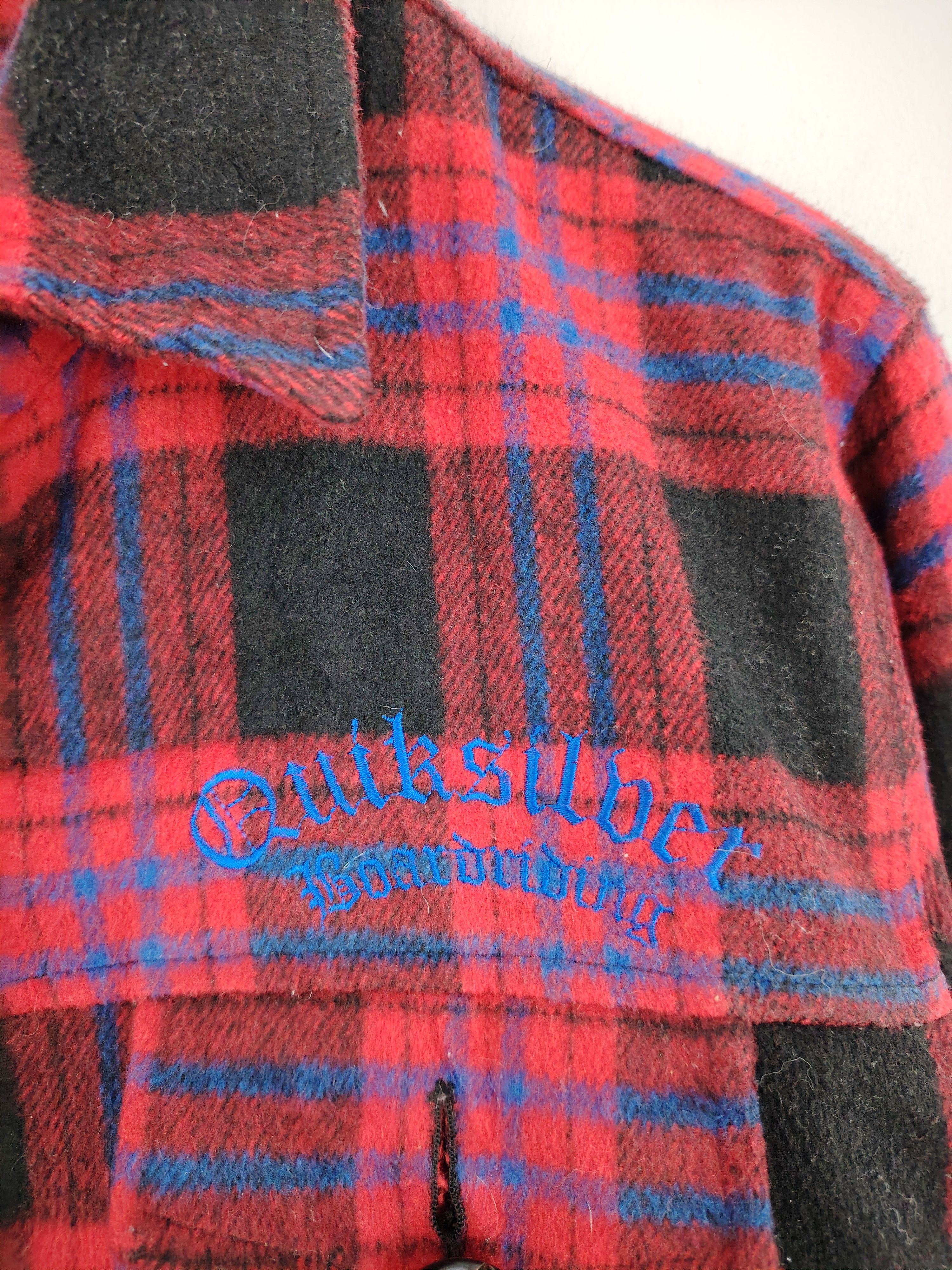 Quiksilver Vintage Quiksilver Shadowplaid Flannel Jacket MJ0043 Size US L / EU 52-54 / 3 - 12 Thumbnail