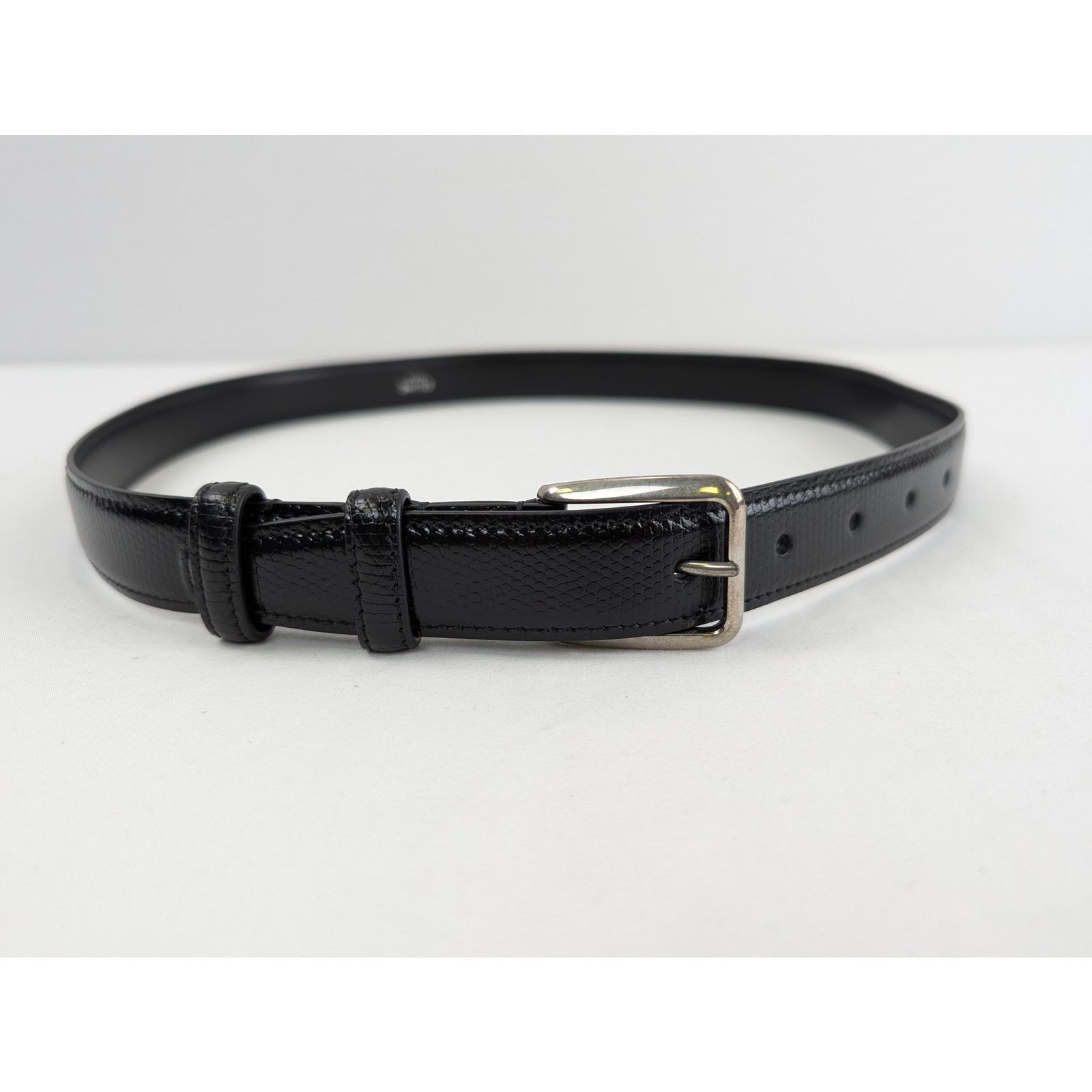 Celine o1rshd1 Size: 80 / Elegant Belt with Square Buckle Size ONE SIZE - 6 Thumbnail