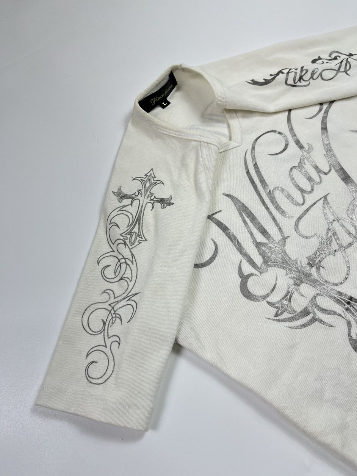 If Six Was Nine × Japanese Brand × Le Grande Bleu (L.G.B.) Japanese Cross My Heats ( place plan ) triball style Size US M / EU 48-50 / 2 - 13 Thumbnail