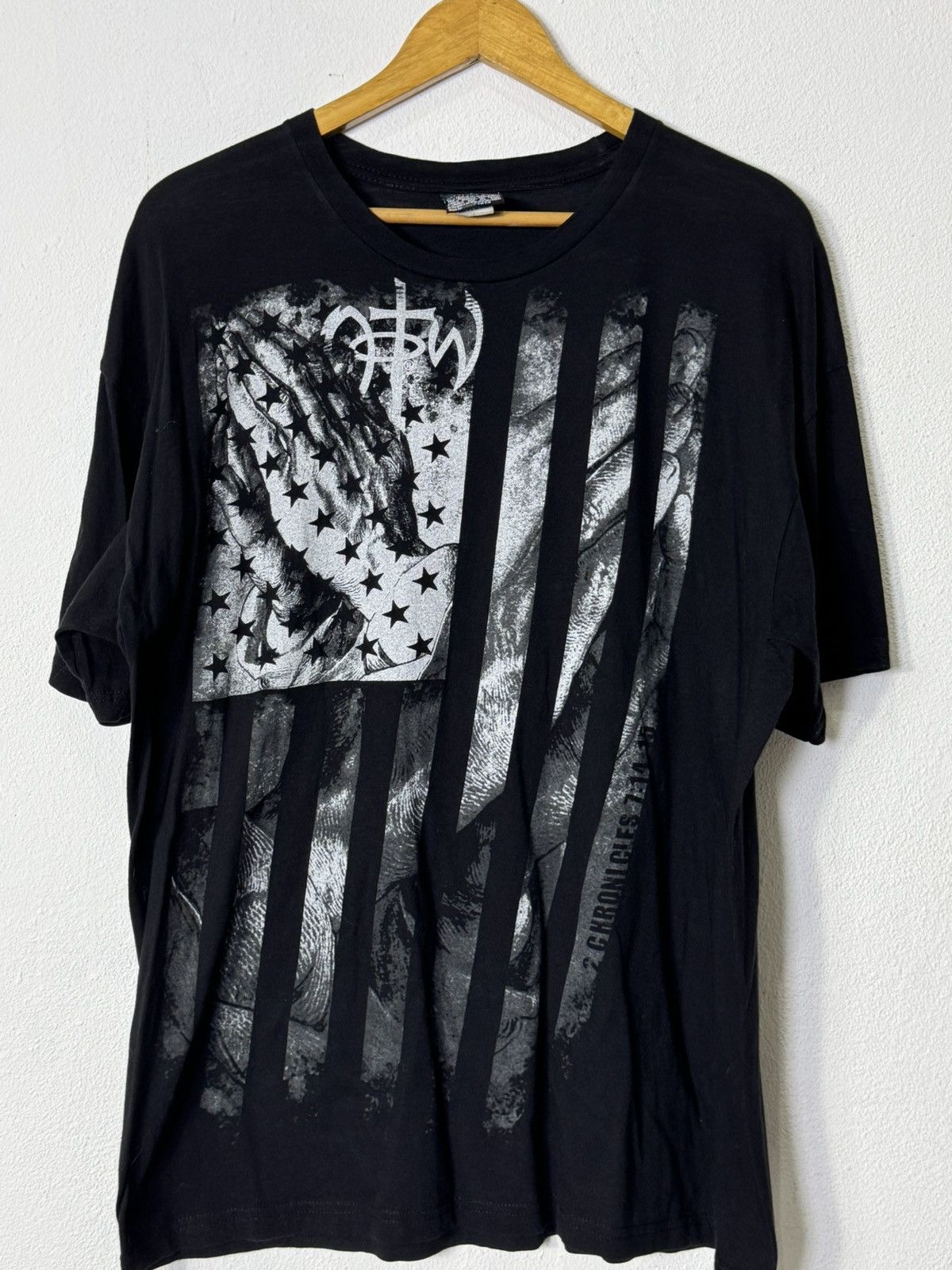 Japanese Brand Y2K NOT OF THIS WORLD RELIGION TEE Size US XL / EU 56 / 4 - 2 Thumbnail