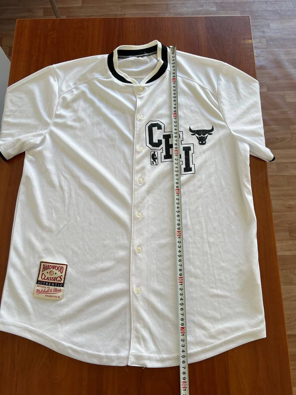 NBA CHICAGO BULLS MITCHELL&NESS HARWOOD CLASSIC BASEBALL SHIRT Size US XL / EU 56 / 4 - 12 Thumbnail