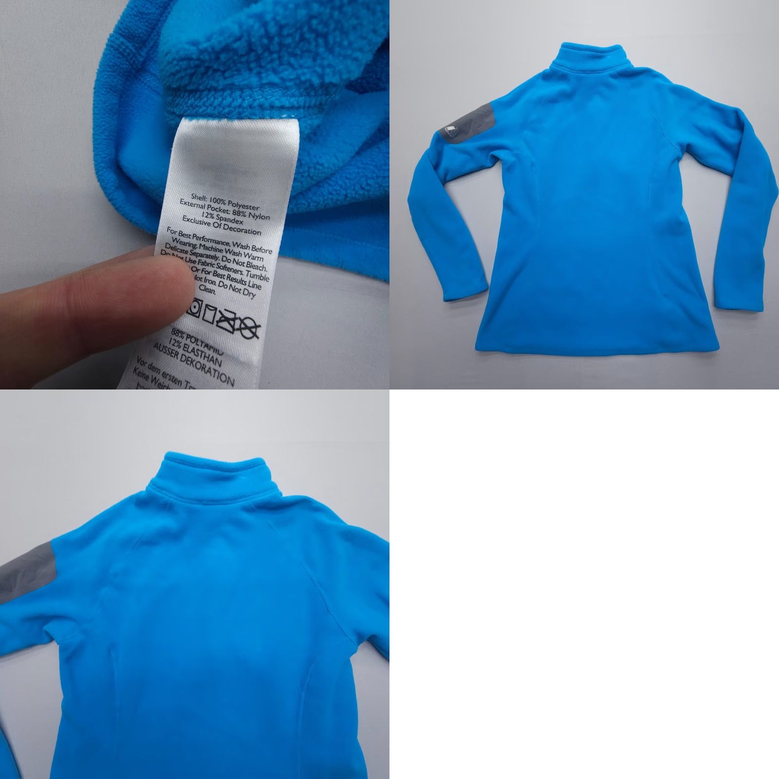 Eddie Bauer Eddie Bauer First Ascent Half Zip Fleece Pullover Light Jacket Large Tall Blue Size L / US 10 / IT 46 - 8 Thumbnail