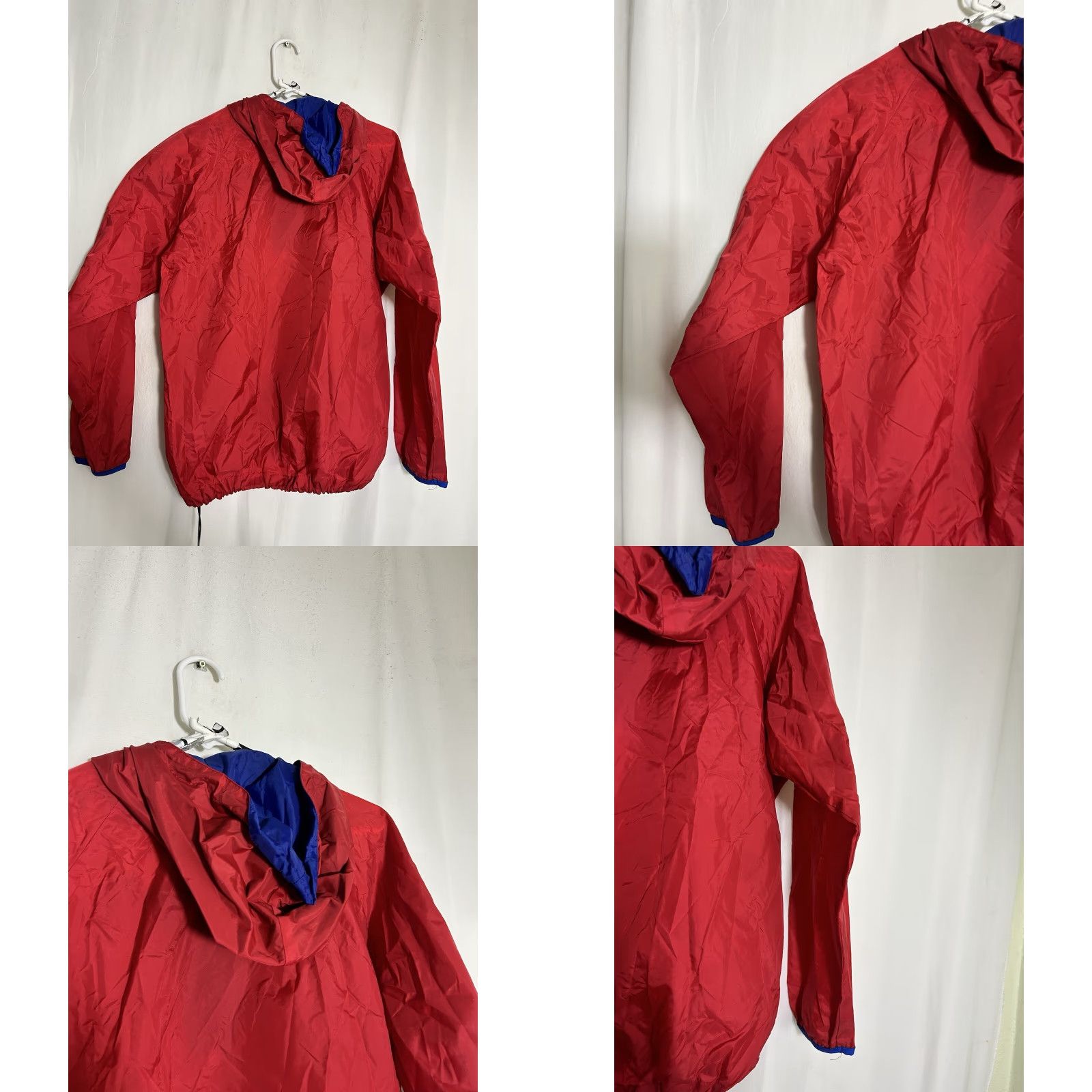 Sierra Designs VINTAGE Sierra Designs Mens Jacket Windbreaker 1/4 Zip Nylon Red Blue M Size US M / EU 48-50 / 2 - 9 Thumbnail