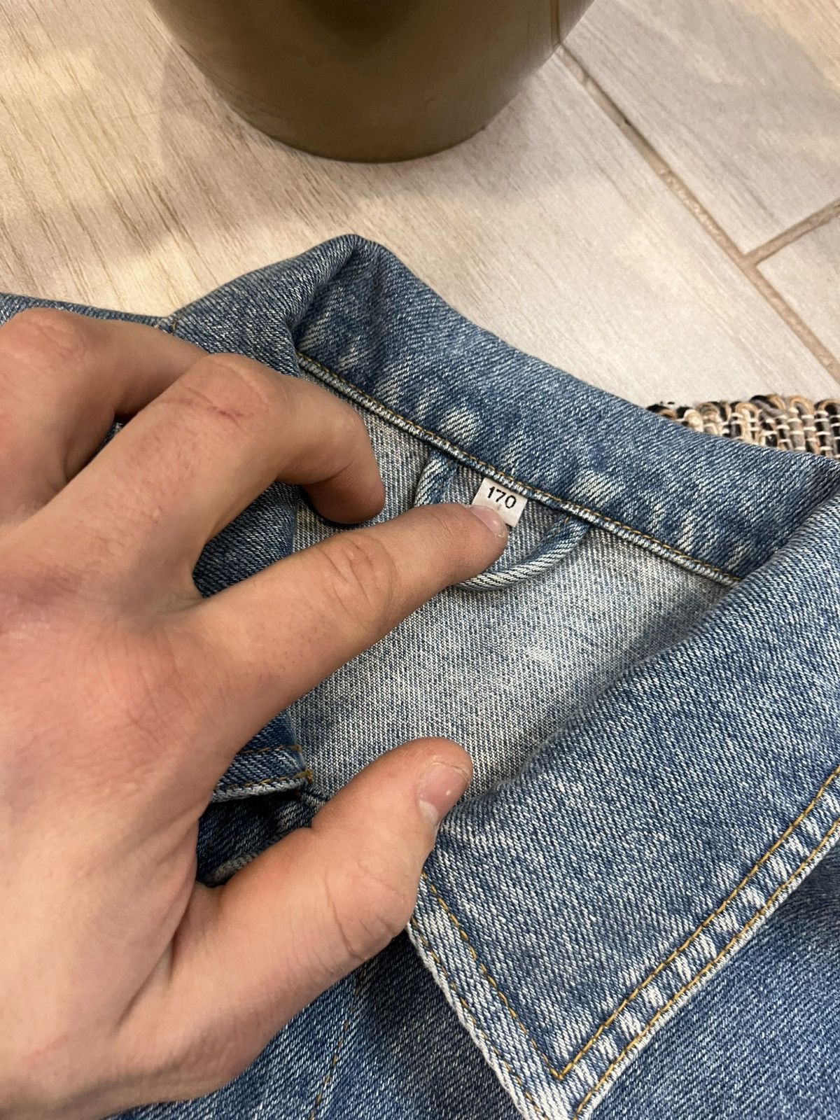 Levi's × Vintage Vintage ninty 9 Denim Jacket cropped workwear 90s Size US M / EU 48-50 / 2 - 16 Thumbnail
