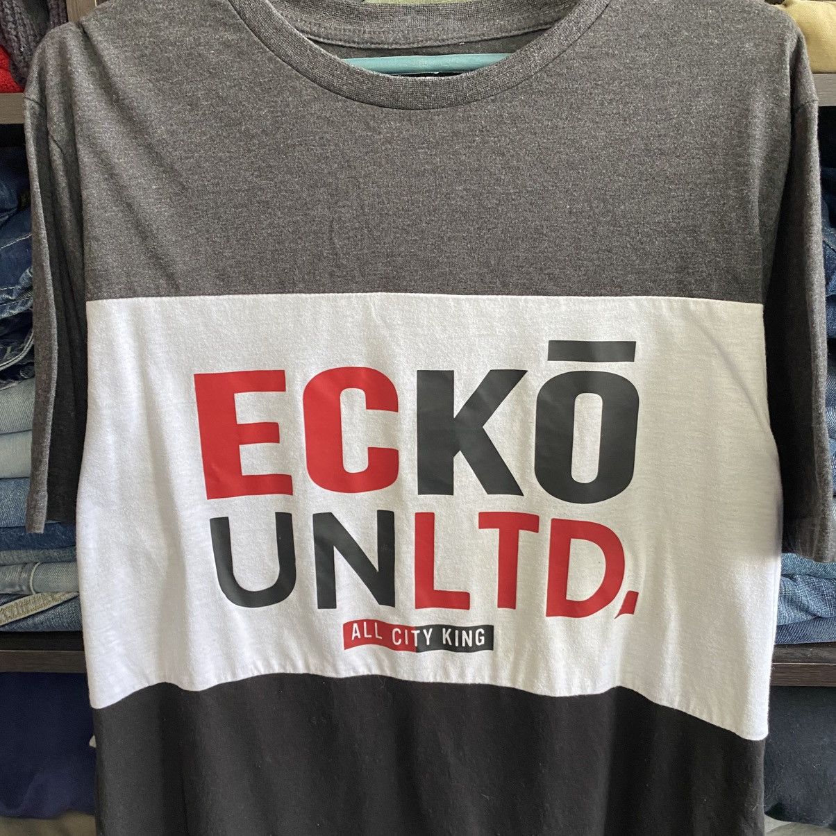 Ecko Unltd. Mens Ecko Unlimited Big Logo y2k oopuum hype tee Size US XL / EU 56 / 4 - 2 Thumbnail