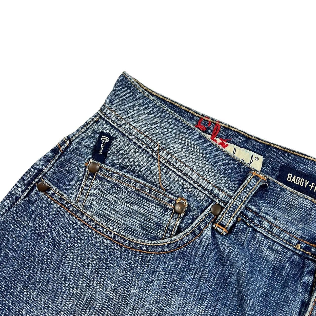 Ecko Unltd. Vintage Ecko Unltd Embroidered Denim Shorts / Jorts Waist 36 Size US 36 / EU 52 - 6 Thumbnail
