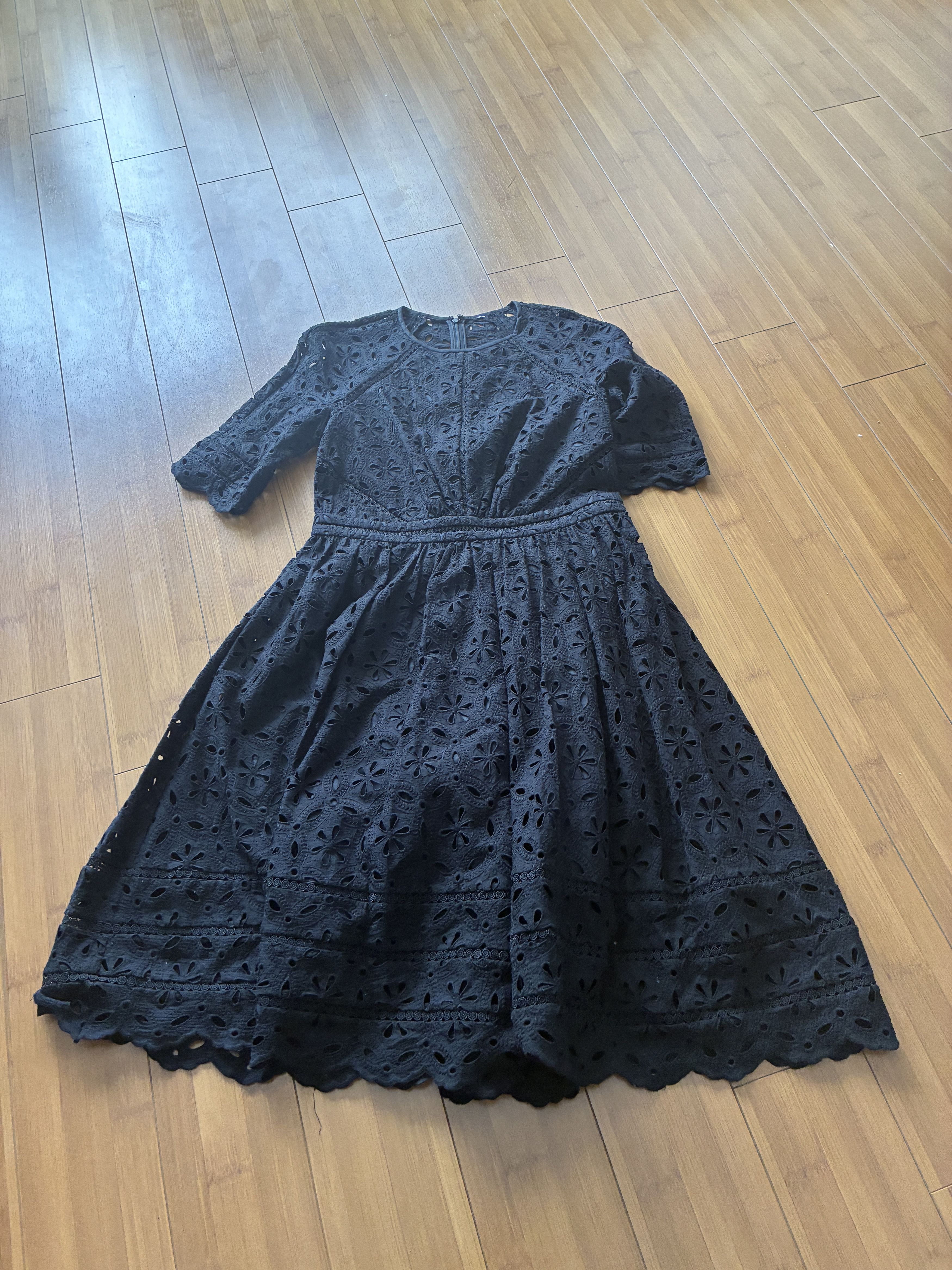 Zimmermann Zimmermann Pavilion Broderie Dress Eyelet Black 2 Medium Size M / US 6-8 / IT 42-44 - 1 Thumbnail