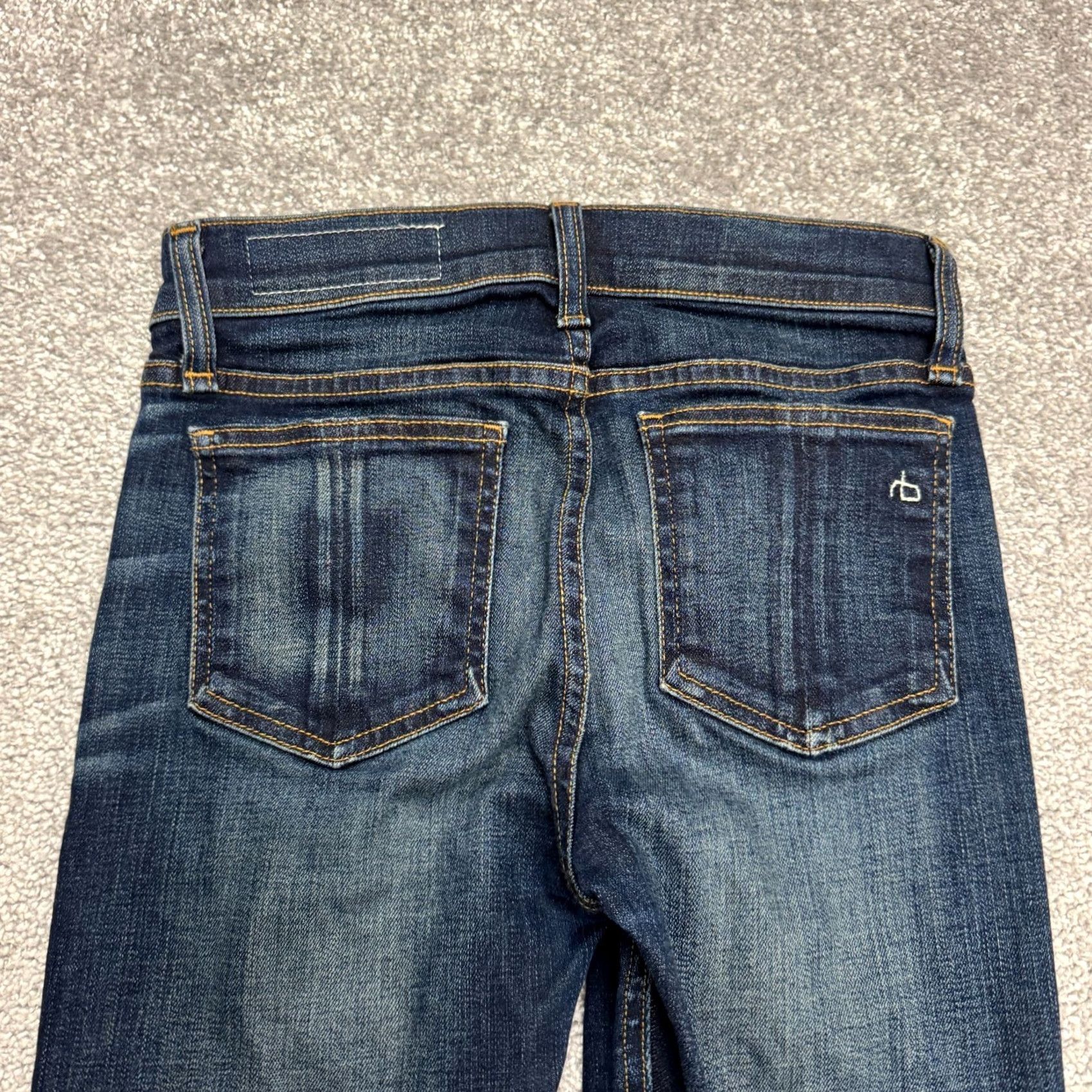 Rag & Bone rag & bone High Rise Skinny Denim Jeans Womens 25 Blue Dark Wash Chaucer Casual Jeans Size 42" / US 20 - 5 Thumbnail