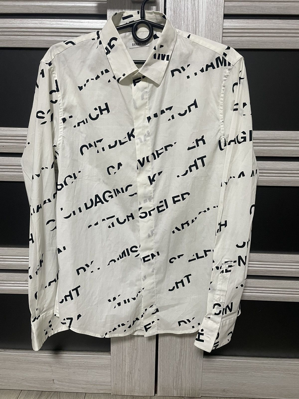 Dirk Bikkembergs Dirk Bikkembergs Monogram Rare Shirt Classic Size US M / EU 48-50 / 2 - 1 Thumbnail