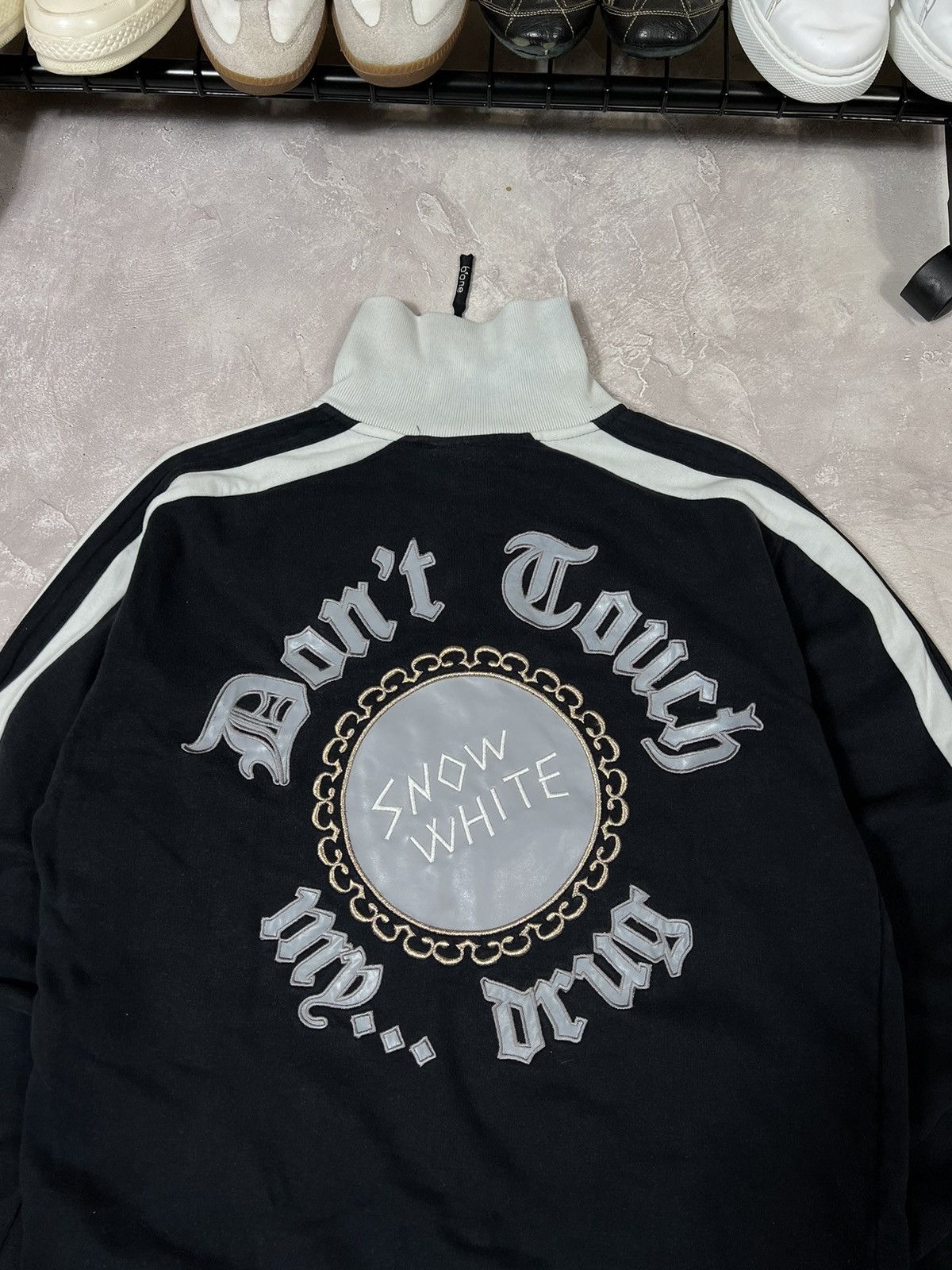 Vintage Vintage Style Bone illegal Distressed Y2k Zip jacket Size US XL / EU 56 / 4 - 8 Thumbnail