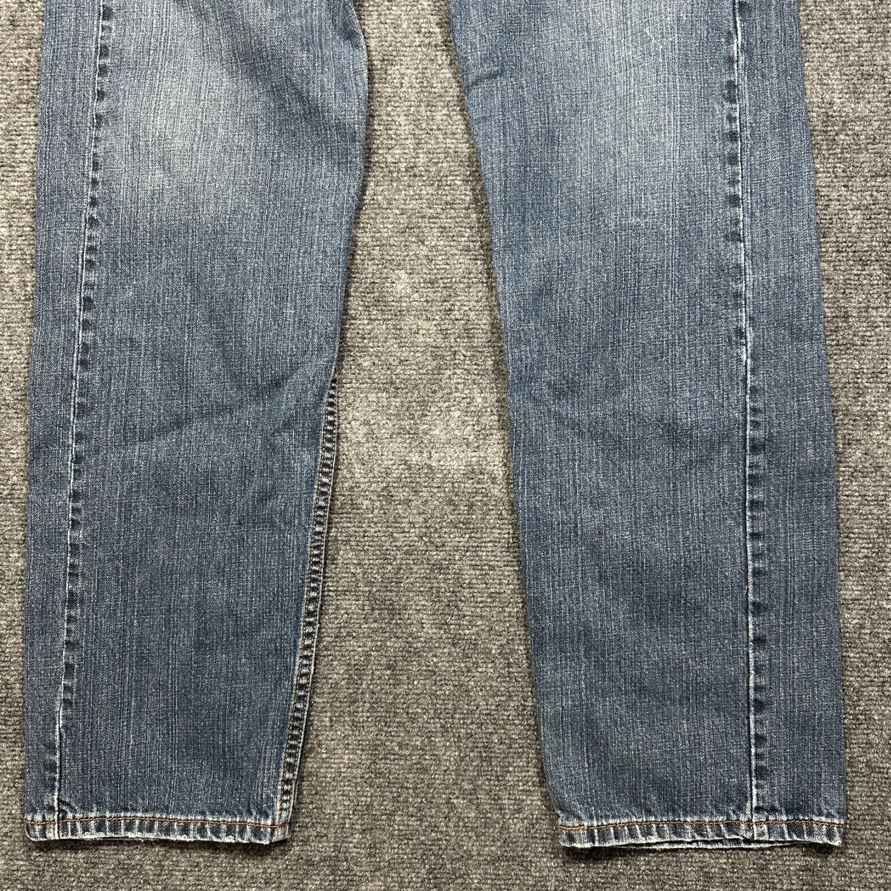 Levi's Levi's 505 Jeans Mens 36 Regular Cotton Denim Straight 5-Pocket Logo Blue Jeans Modern Classic Mens Size US 36 / EU 52 - 2 Thumbnail