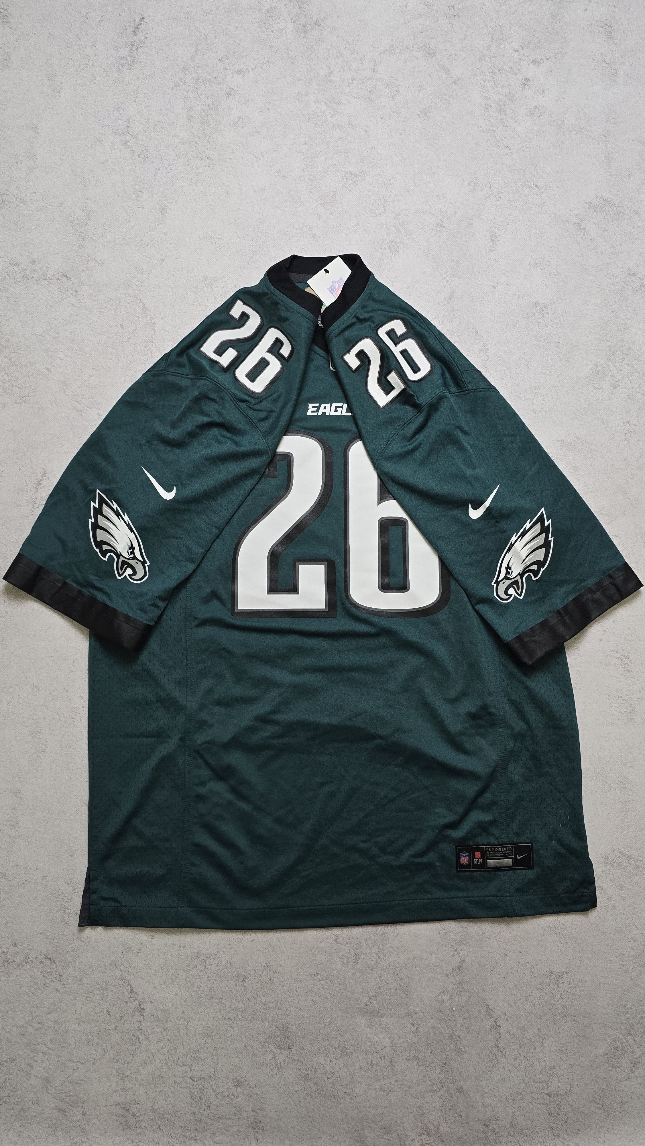 Nike Philadelphia Eagles Barkley Midnight Green Game Jersey Size US XL / EU 56 / 4 - 2 Thumbnail
