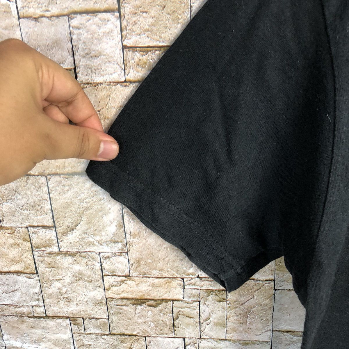 Japanese Brand × Vintage Okinawa Black Short T-Shirt #A391 Size US L / EU 52-54 / 3 - 7 Thumbnail