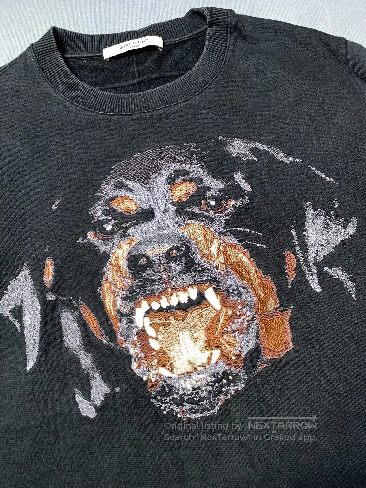 Givenchy Givenchy Dog Head Embroidered Sweatshirt. Size US S / EU 44-46 / 1 - 1 Thumbnail