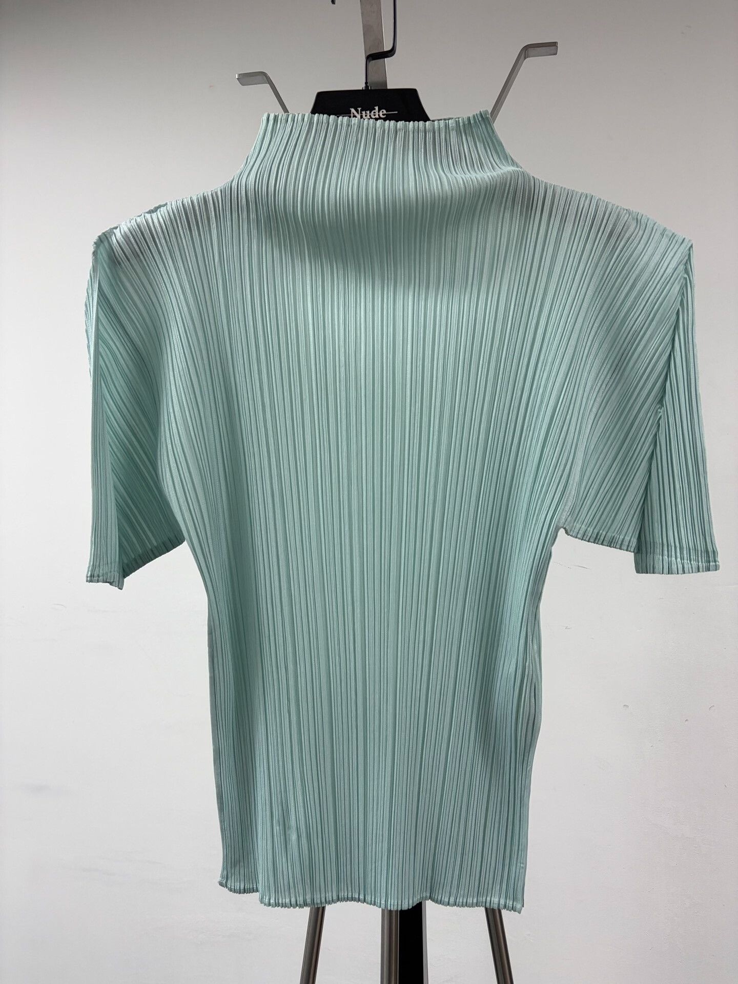 Pleats Please Issey Miyake Blue Top