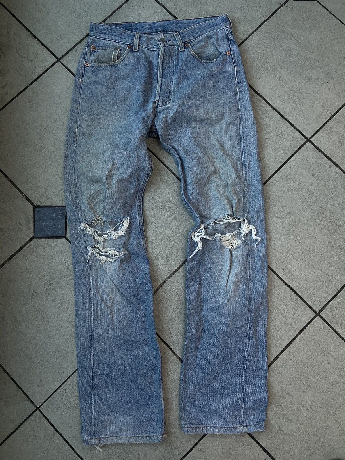 Levi's Vintage Levis Top Button 555 Size US 29 - 1 Thumbnail