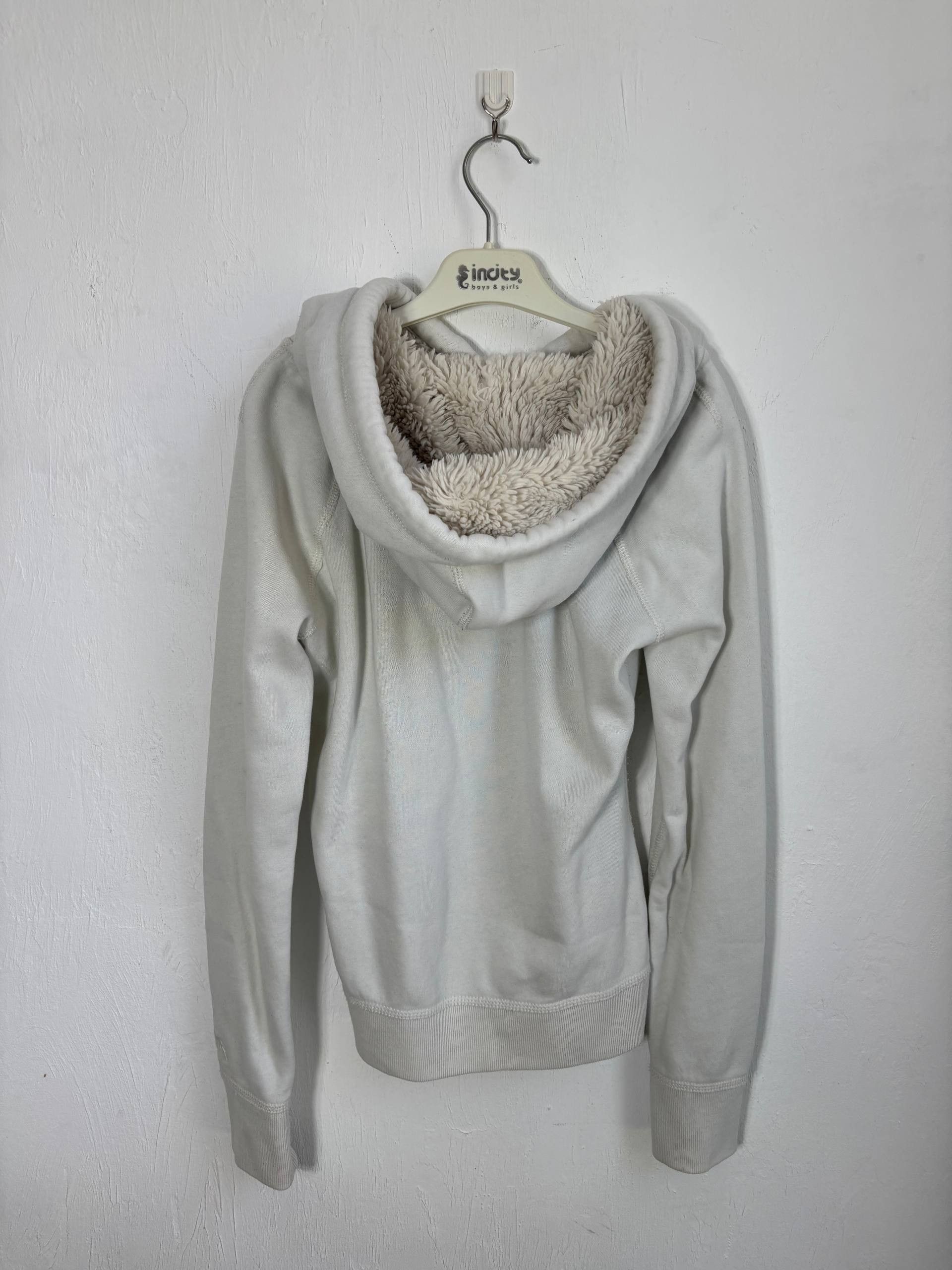 Abercrombie & Fitch Y2K Abercrombie FUR Fleece Vintage Distressed Hoodie Bomber Size US XS / EU 42 / 0 - 6 Thumbnail