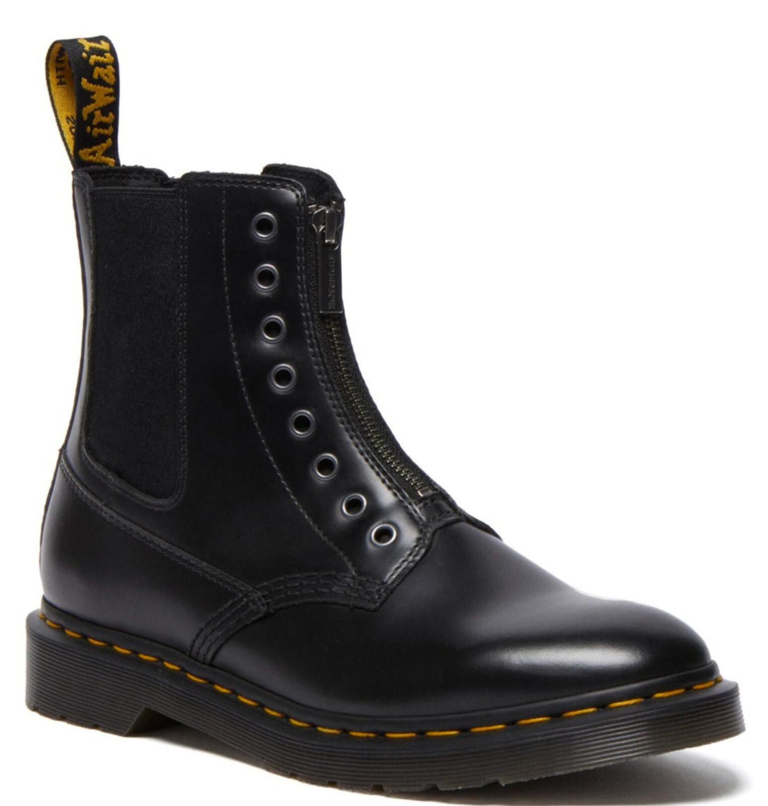 Dr. Martens Dr. Martens 1460 Gusset Leather Boots Smooth Black NEW Size US 11 / EU 44 - 1 Thumbnail