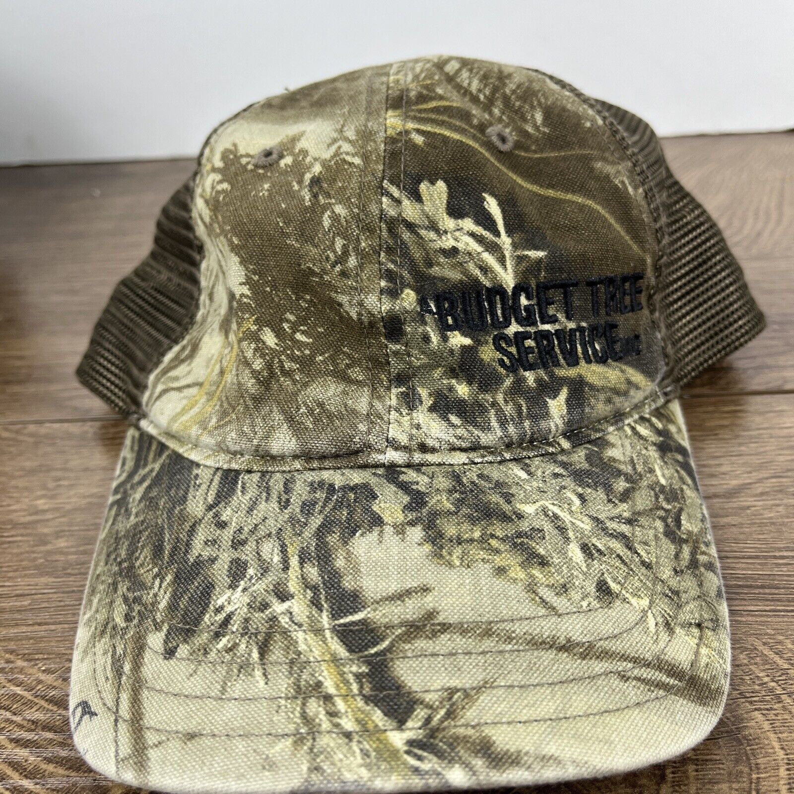 Other Budget Tree Service Hat Camo Green Hat Adjustable Green Adul Size ONE SIZE - 5 Thumbnail