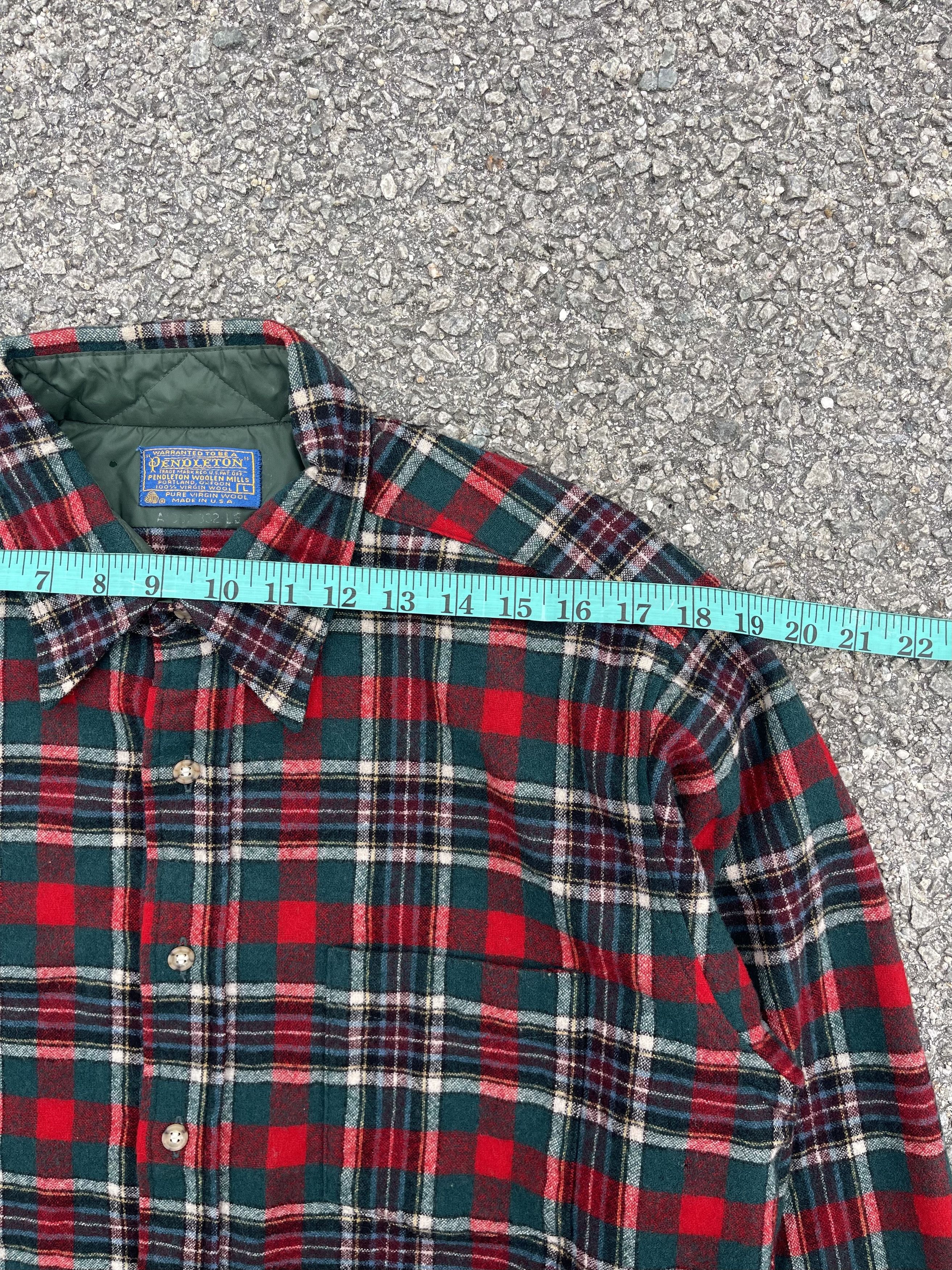 Pendleton Vintage 80s Pendleton Virgin Wool Flannel Size US L / EU 52-54 / 3 - 9 Thumbnail