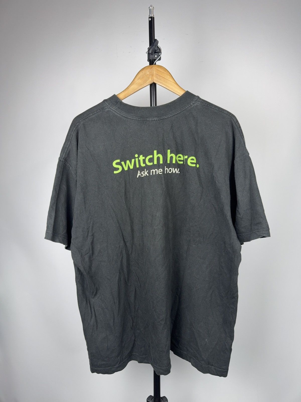 Apple Vintage Retro 90s Apple Switch Here Ask Me How Promo Tee Size US XL / EU 56 / 4 - 1 Thumbnail