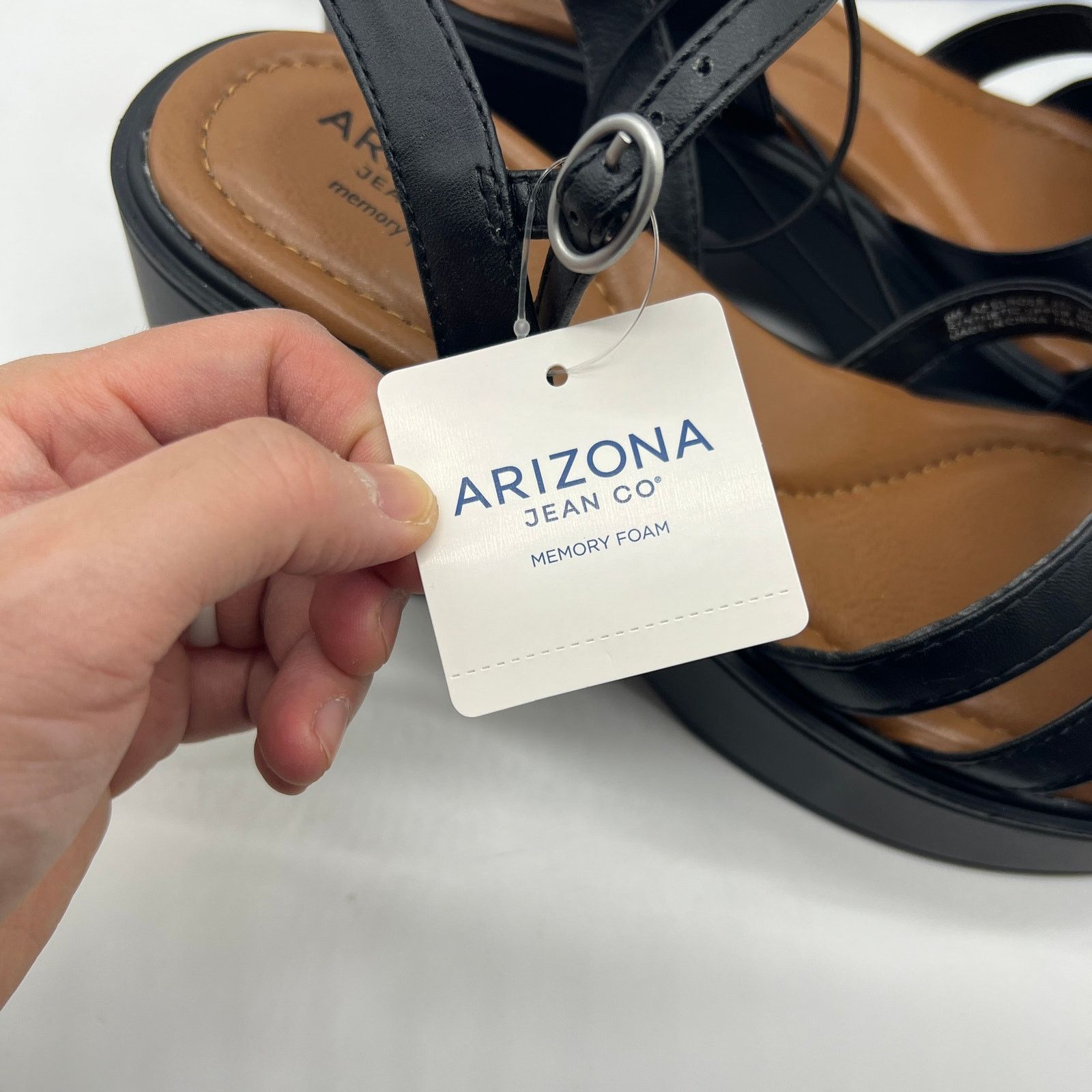 Other Arizona Jean Co Womens Elrose Heeled Sandals Bla Size US 9 / IT 39 - 5 Thumbnail