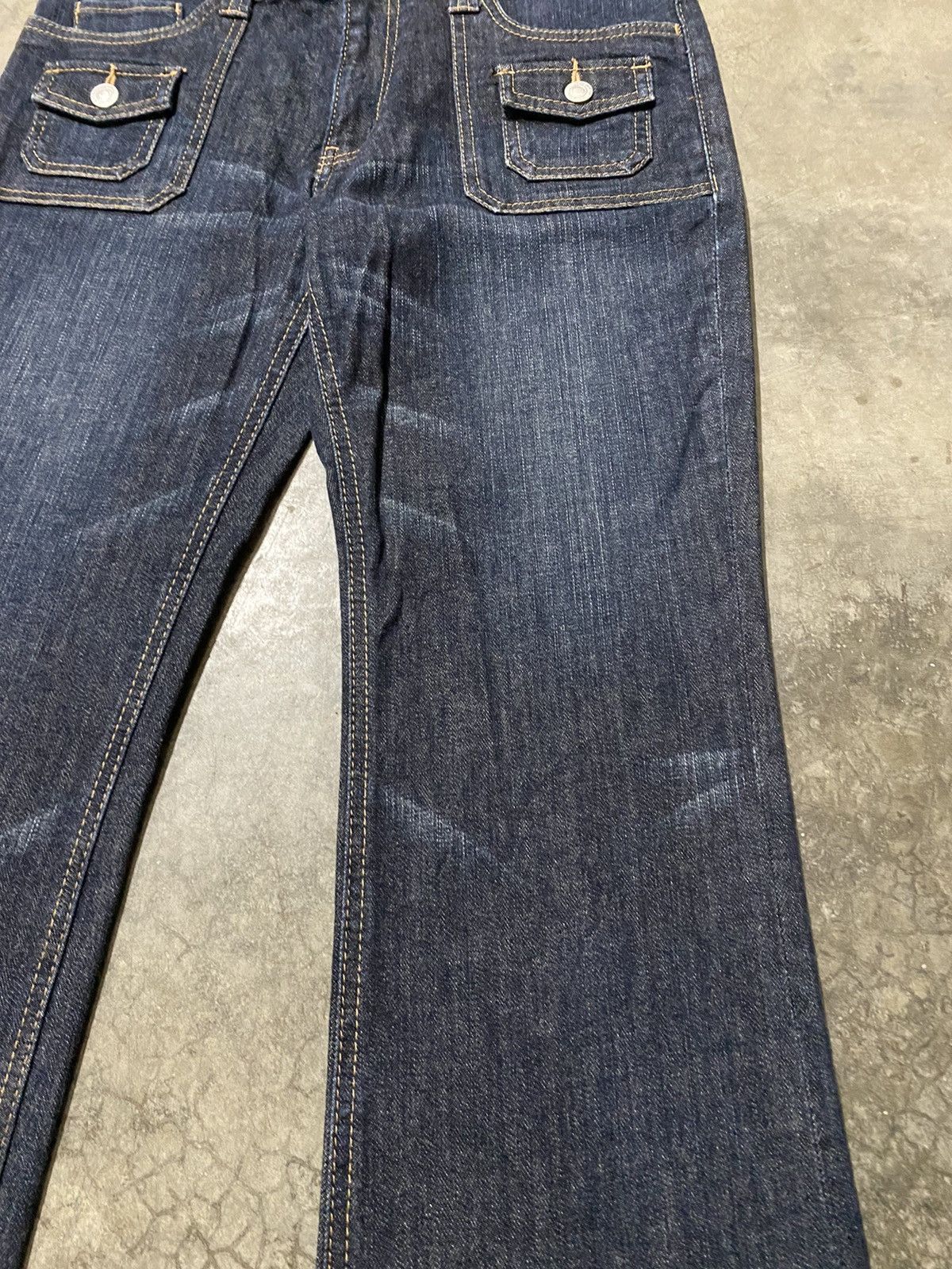 Hysteric Glamour × Japanese Brand Flare Jeans Japanese Blue Bush Boot Cut Denim Size US 31 - 5 Thumbnail