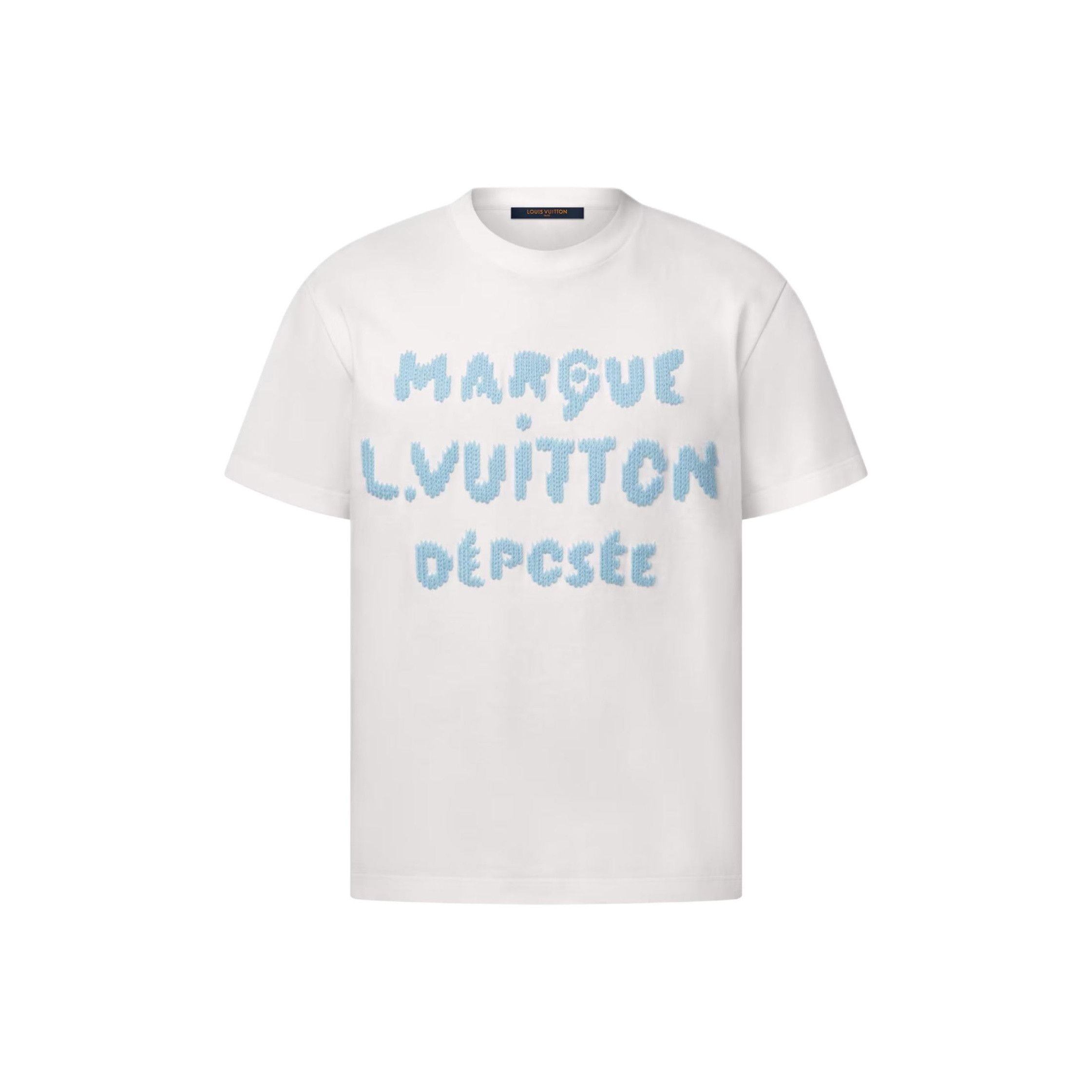 Louis Vuitton Louis Vuitton Embroidered Logo T-Shirt Size L Size US L / EU 52-54 / 3 - 1 Thumbnail