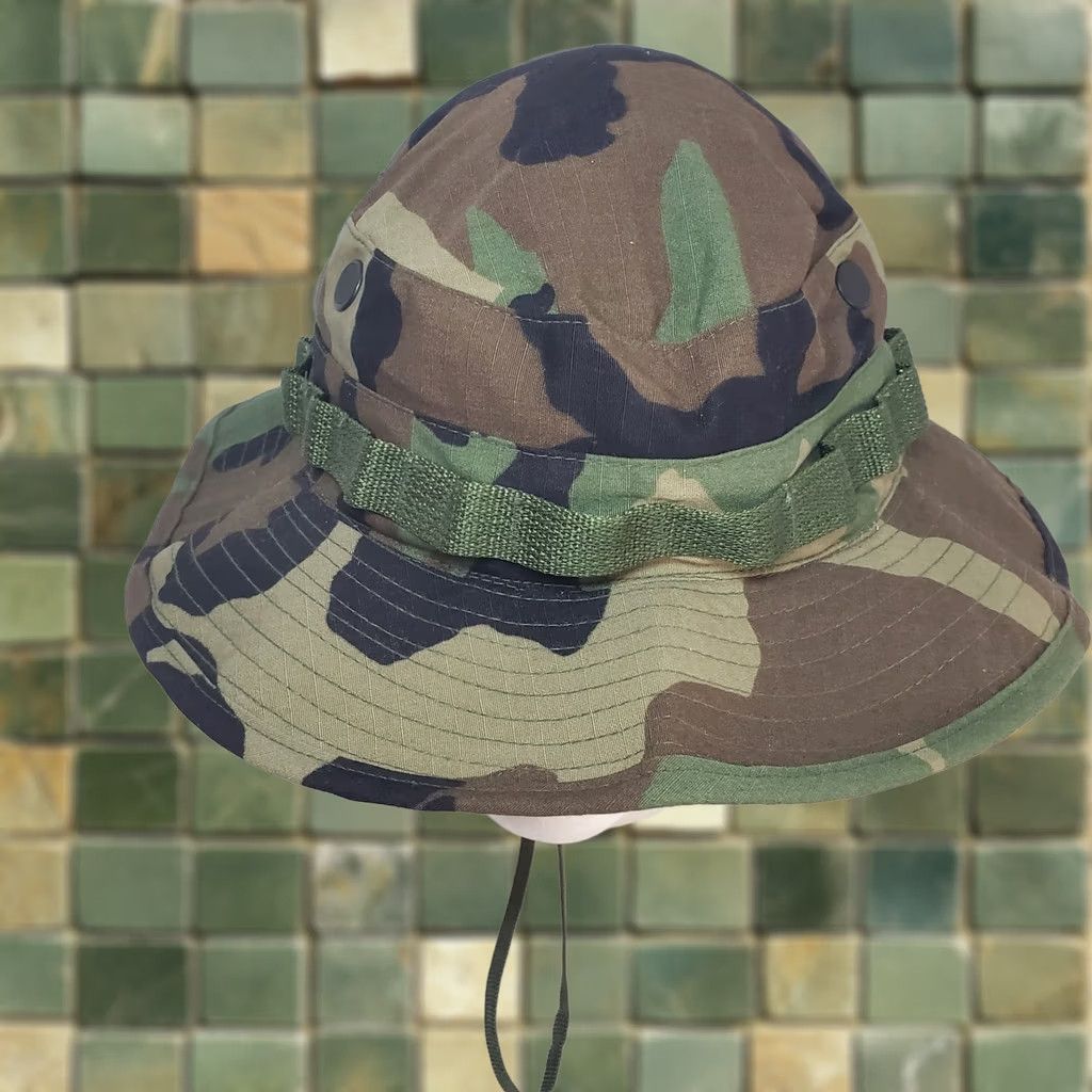 CO VINTAGE Human Technologies Co Hat Mens 8 Camo Boonie Army Hunting Camping Outdoor Size ONE SIZE - 1 Thumbnail