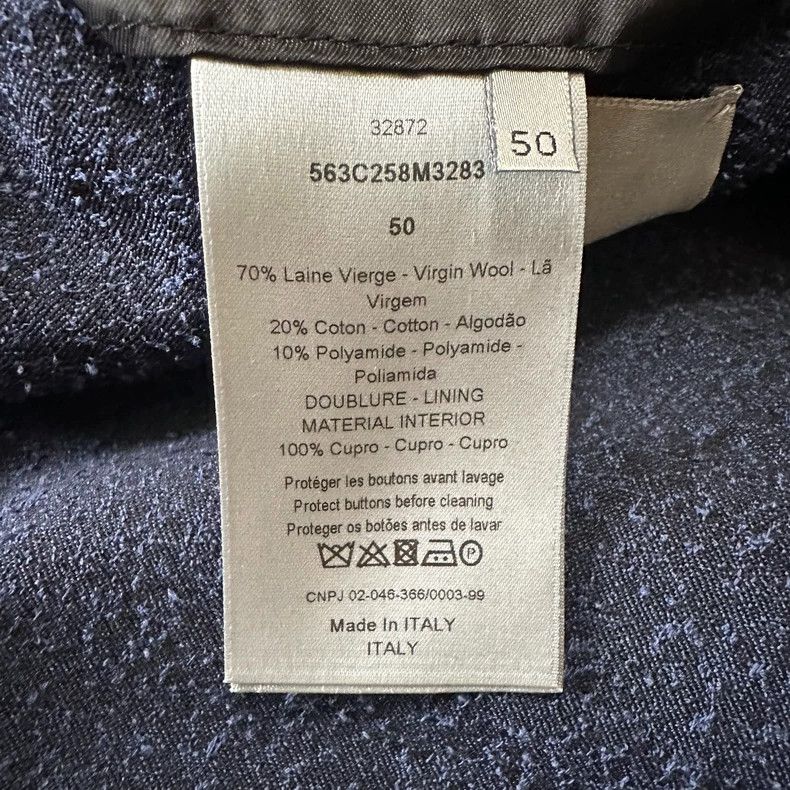 Dior Dior Blue woven wool suit 2501-Nextarrow Size 50R - 6 Thumbnail