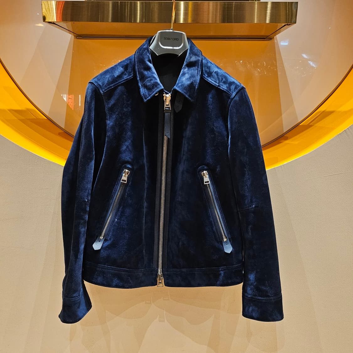 Tom Ford Tom Ford Leather Trimmed Cashmere Suede Blouson Jacket Size US M / EU 48-50 / 2 - 1 Thumbnail