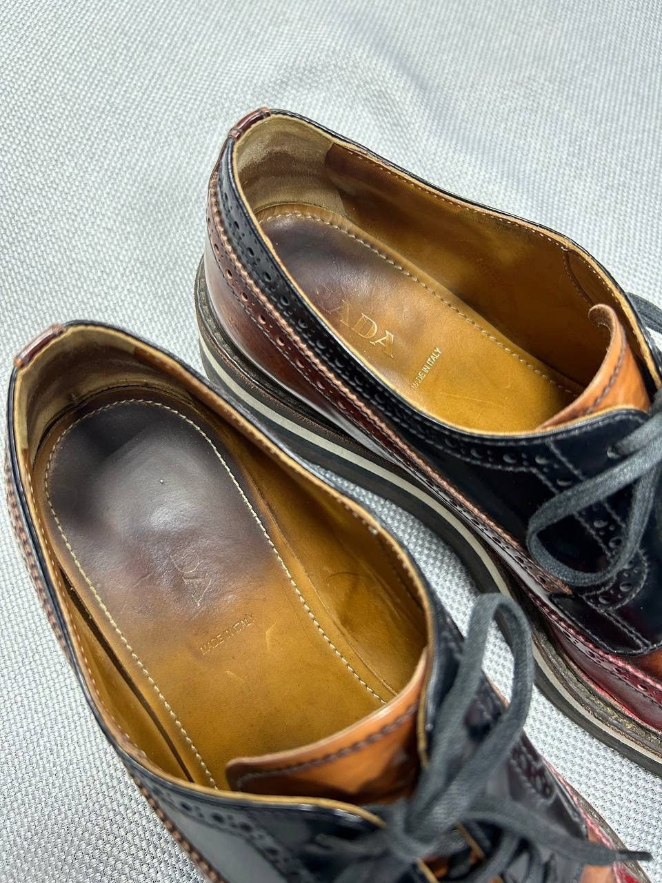 Prada Prada Platform Derby Shoes Size US 7 / EU 40 - 10 Thumbnail