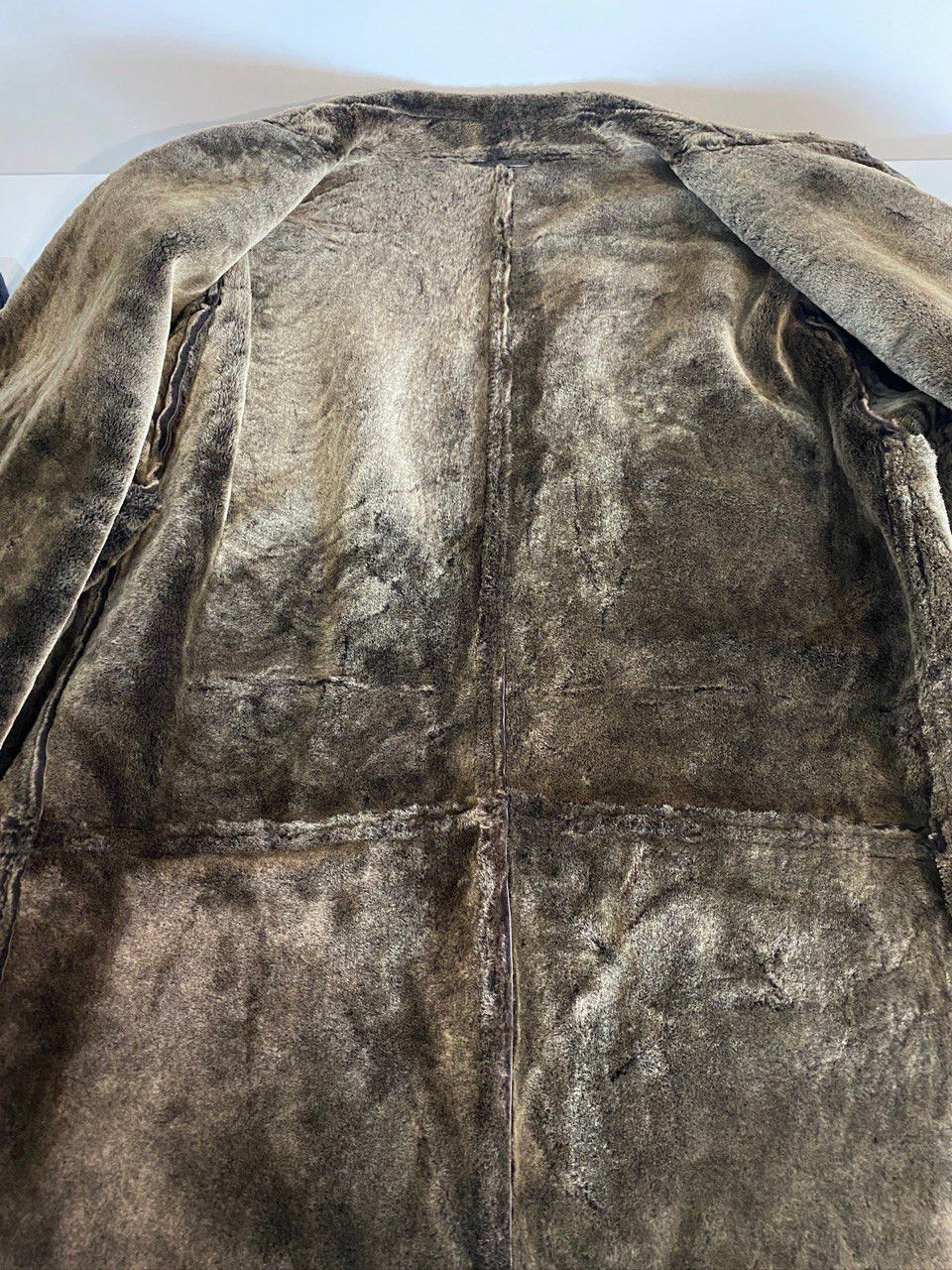 Ermenegildo Zegna Ermenegildo Zegna Shearling Coat Dark Brown Lambskin Nappa Size US XXL / EU 58 / 5 - 13 Thumbnail
