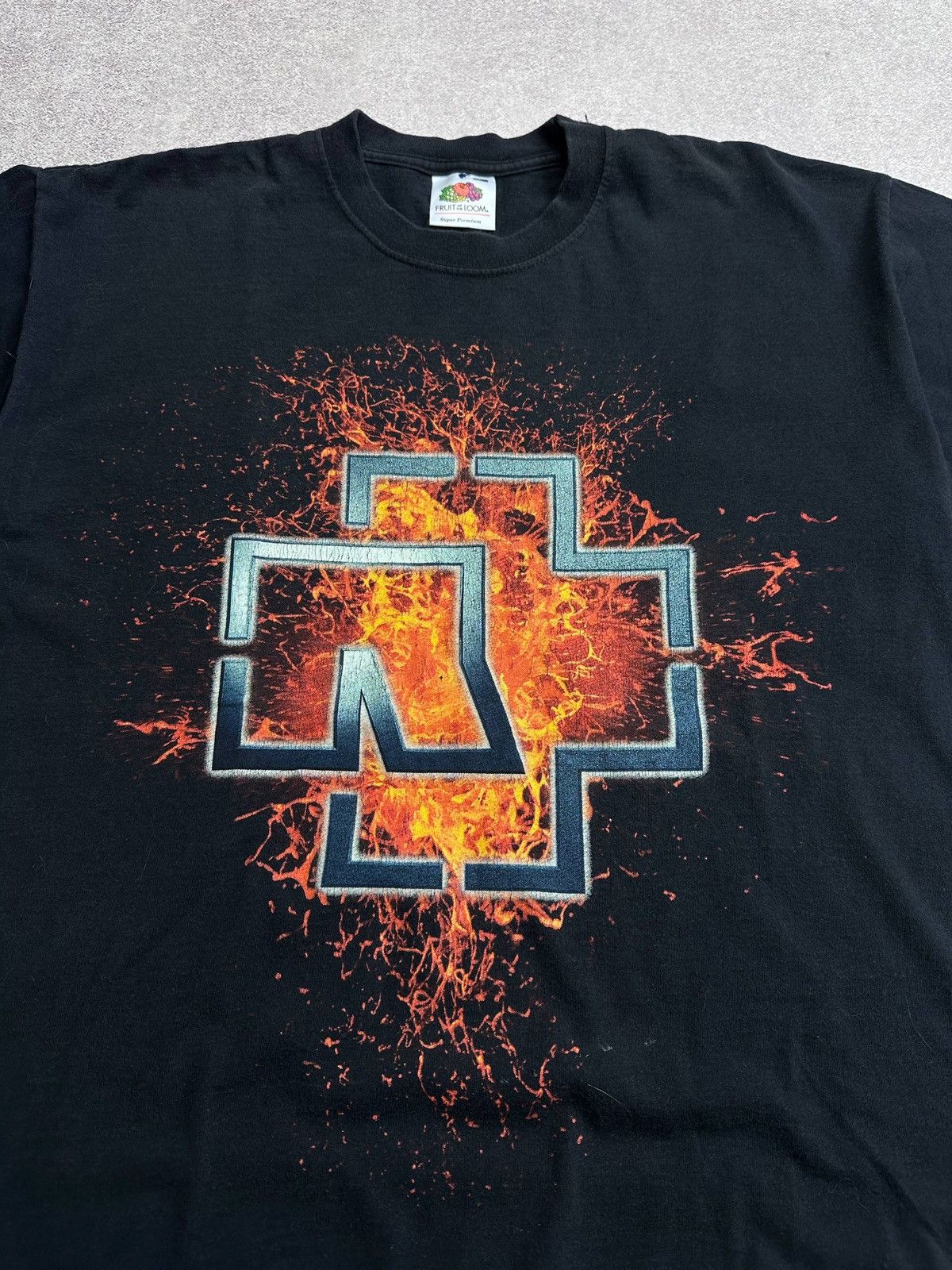 Band Tees Vintage 90s Rammstein Hier Kommt Die Sonne T-shirt L Size US L / EU 52-54 / 3 - 2 Thumbnail
