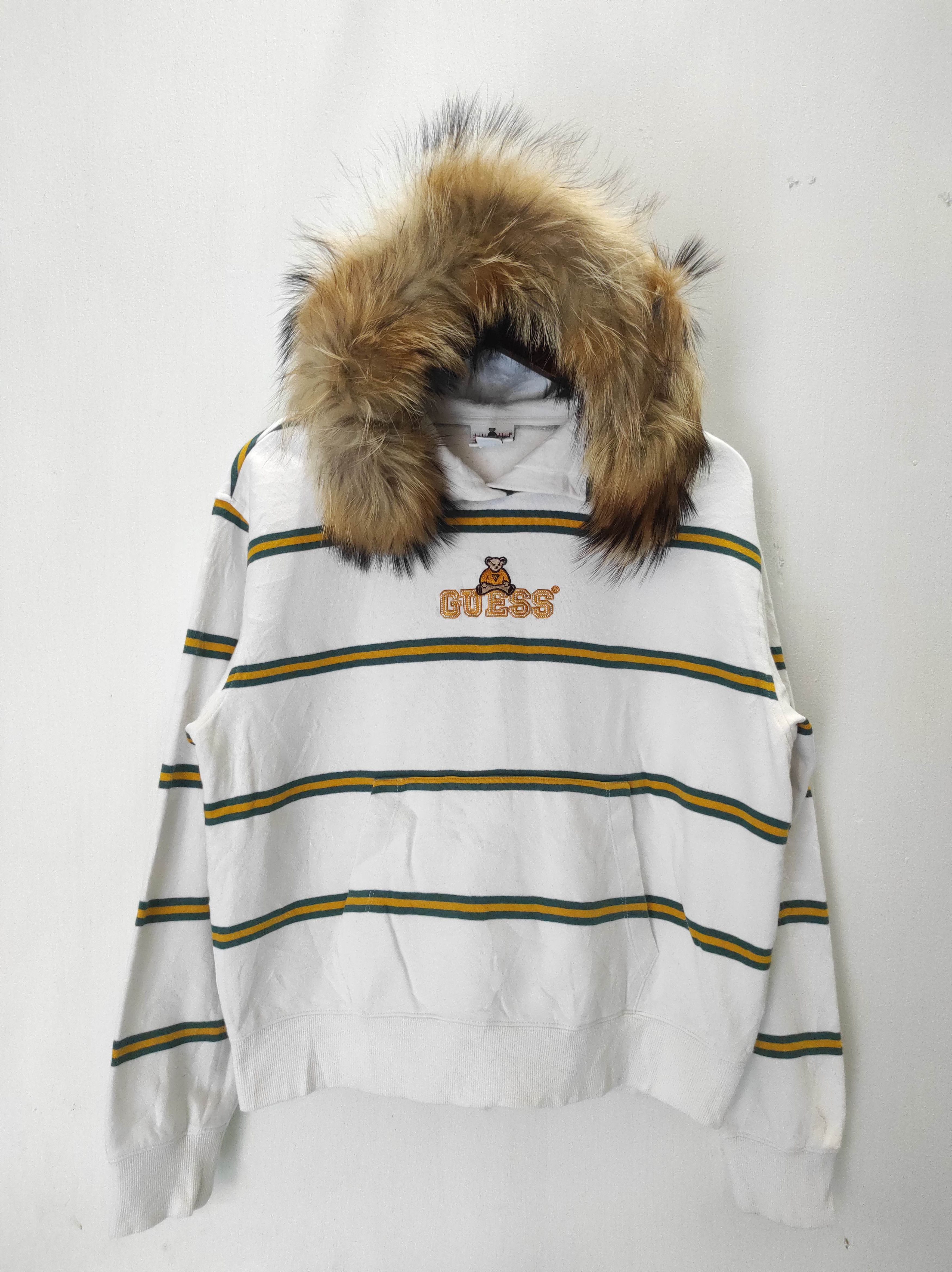 If Six Was Nine Guess Stripe Fur Hoodie IfSixWasNine LGB style Size US M / EU 48-50 / 2 - 2 Thumbnail