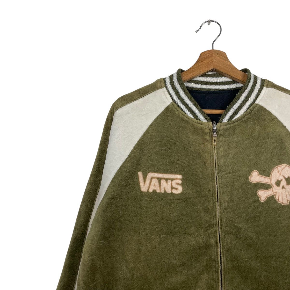 Japanese Brand 💥Y2K VANS SKATE REVERSIBLE STREETWEAR ZIPPER Size US M / EU 48-50 / 2 - 6 Thumbnail